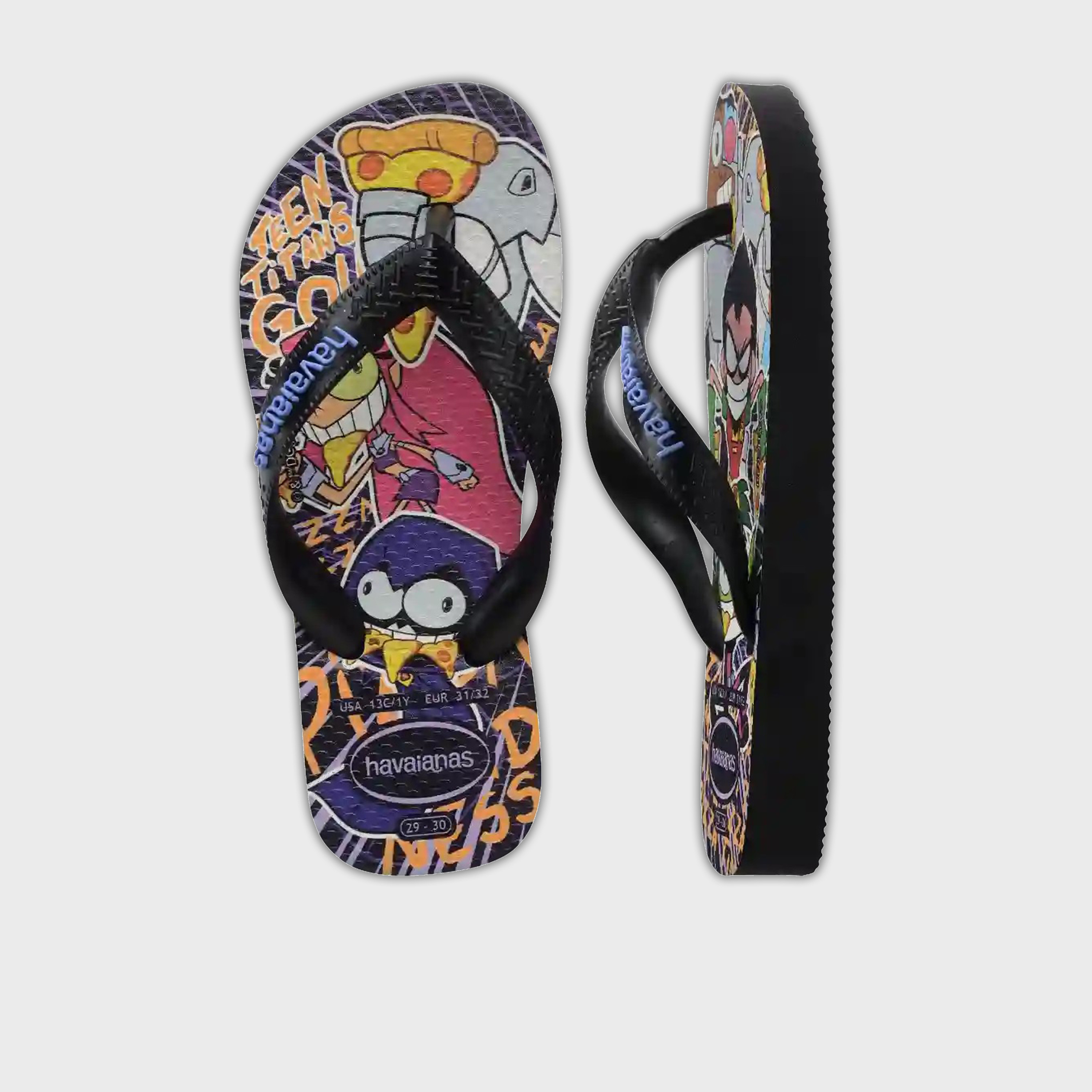 Havaianas Kids Slip-On Top Warner Thong Slippers | 4150291-0090-boys-shoes-flipflopsandslides-image-4