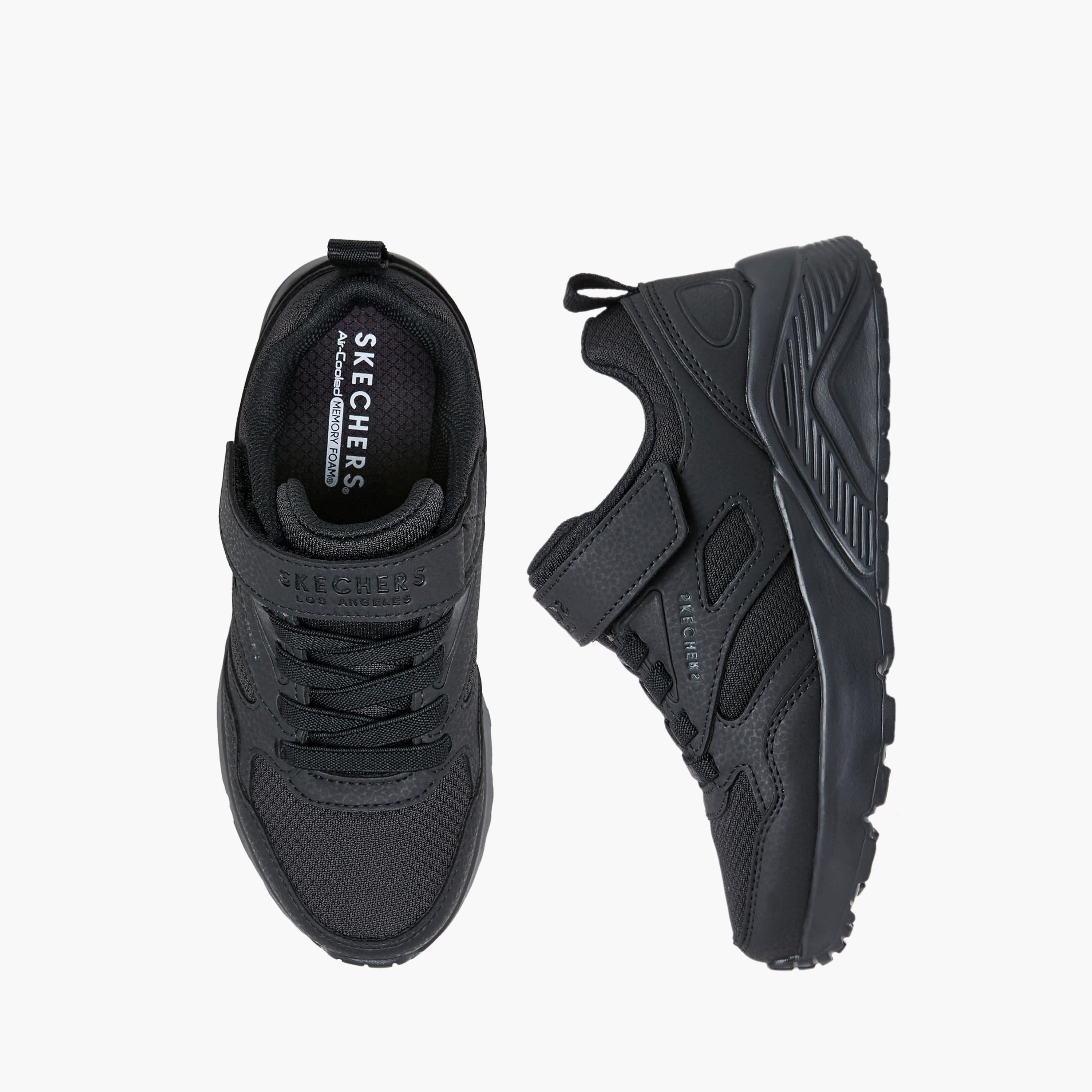 Skechers Boys' Uno Lite Hook & Loop Sneakers 417011L | OE-boys-shoes-sneakers-image-1