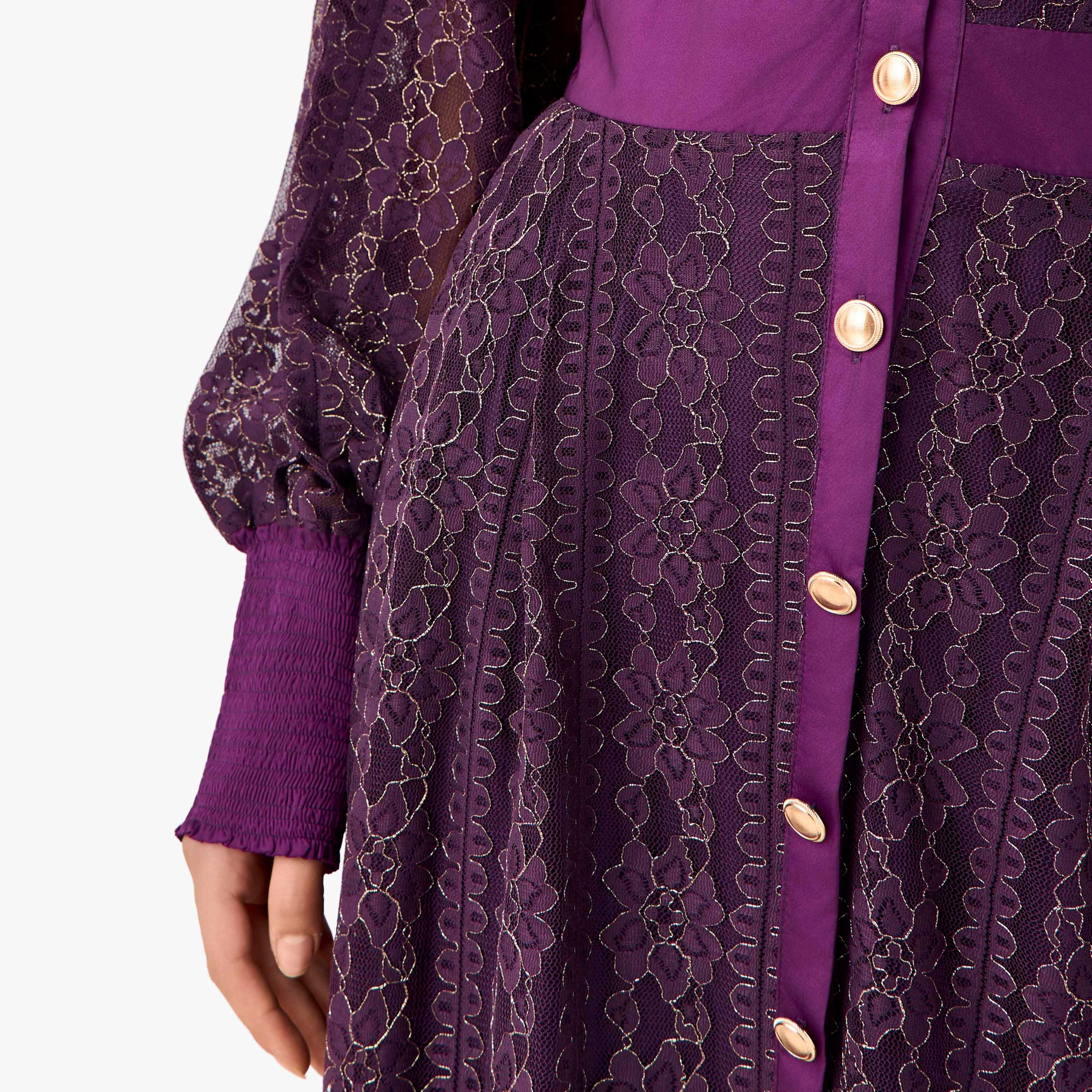 Golden Apple Pleated Maxi Polyester Dress with Collar-women-clothing-dresses-image-11