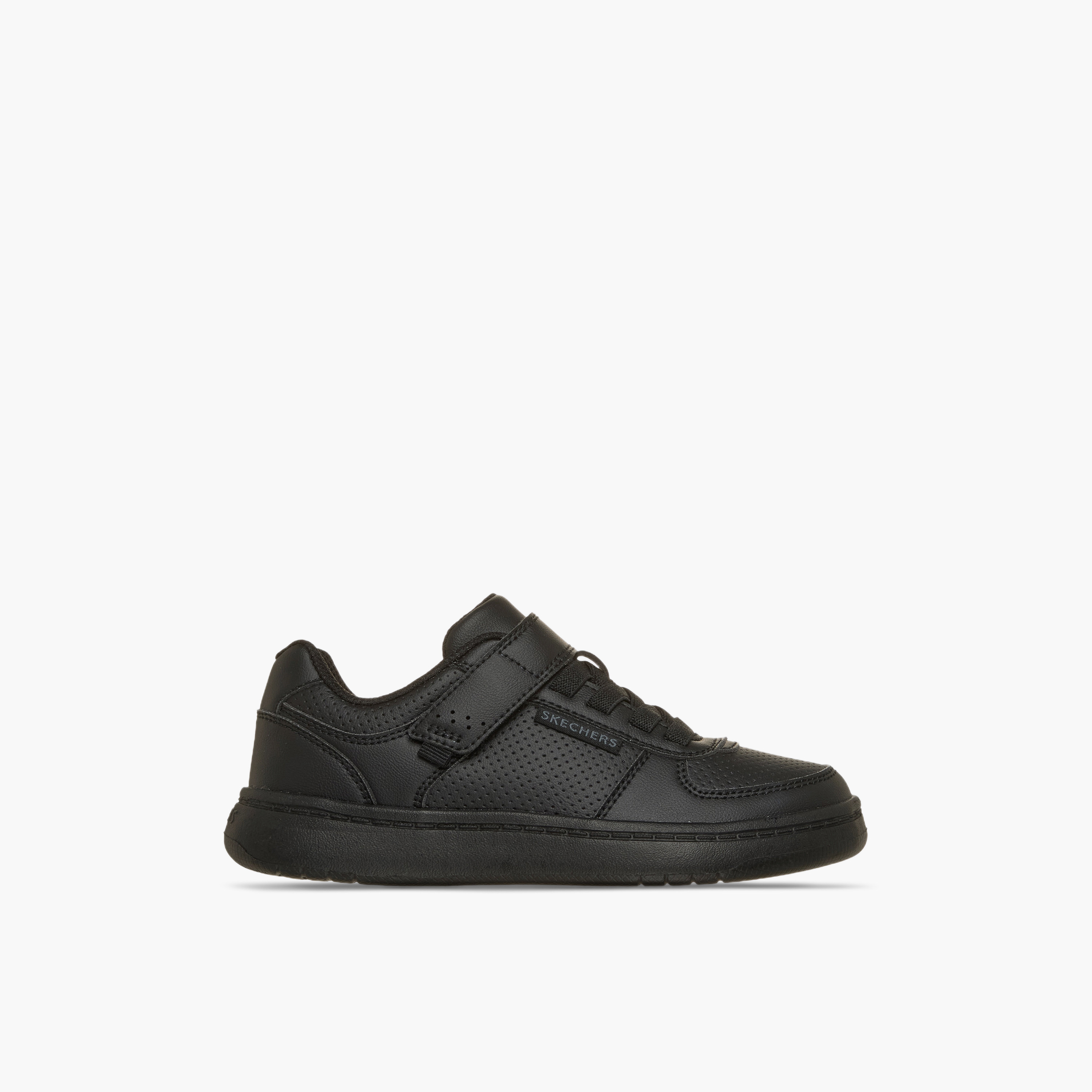 حذاء مدرسي كويك ستريت لايت بشريط إغلاق لاصق للأطفال من سكيتشرز-girls-shoes-sneakers-image-2