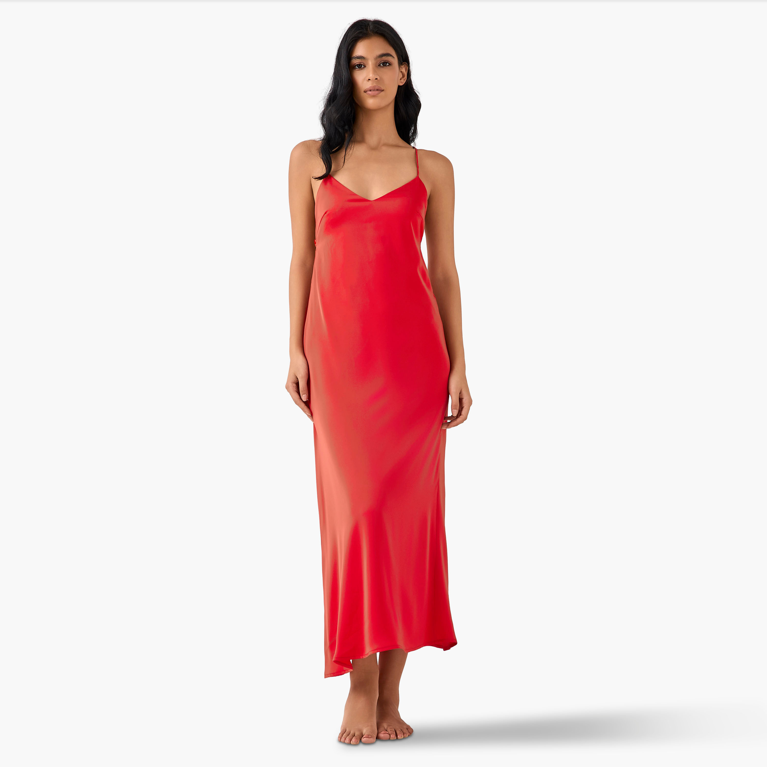 فستان ماكسي بدون أكمام بوليستر بطبعات زهور مع روب من جولدن أبل-women-clothing-dresses-image-14
