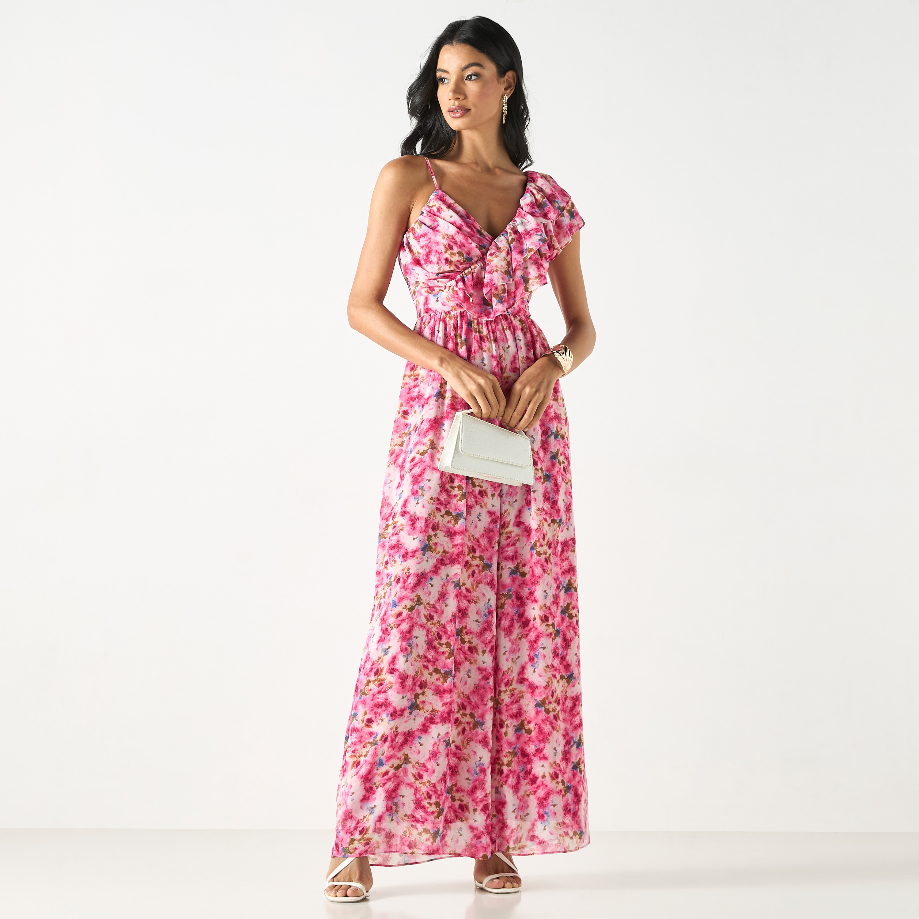 All-Over Floral Print Sleeveless Jumpsuit with Ruffles-women-clothing-jumpsuits-image-1
