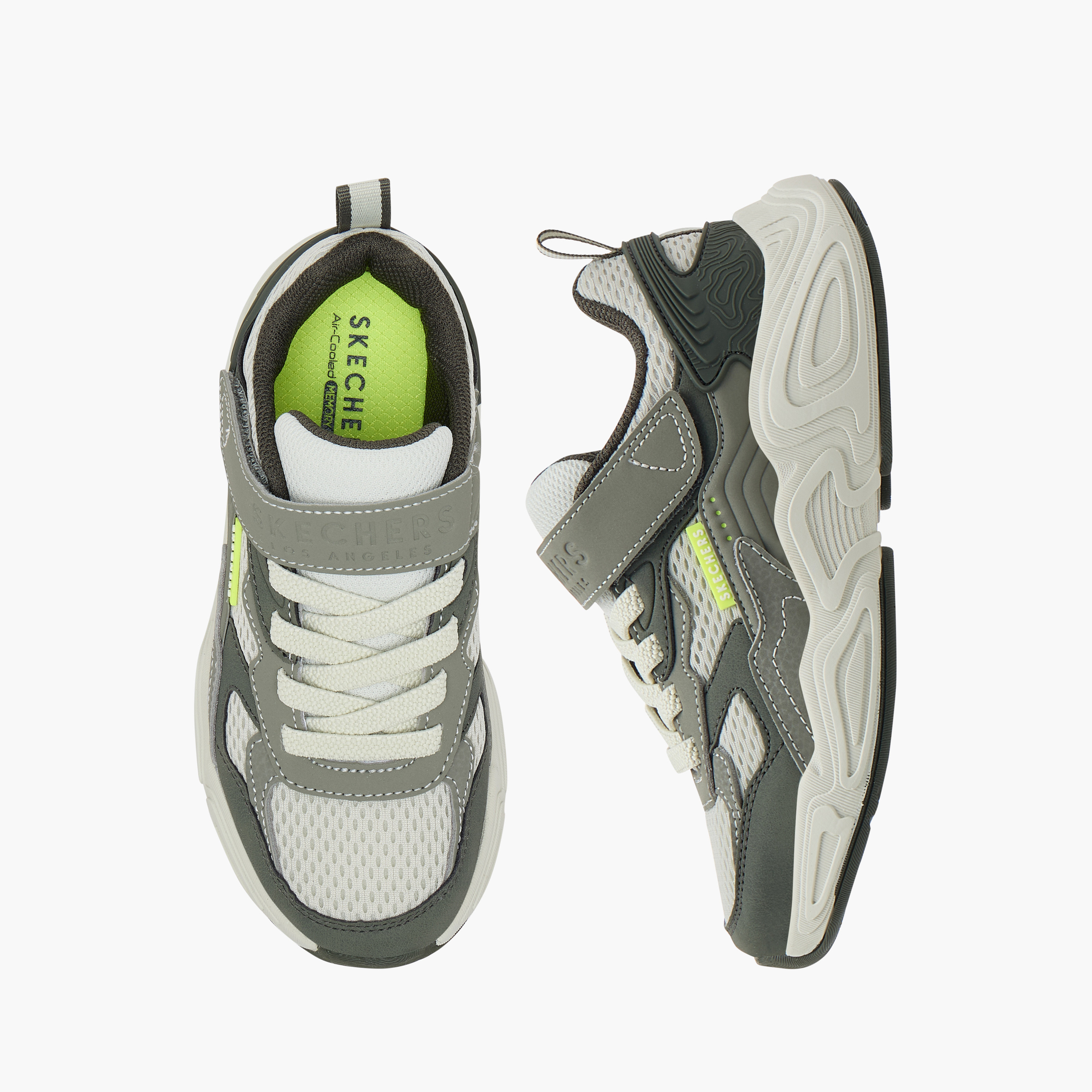 Skechers Boys MEGA-QUAKE Hook & Loop Sneakers 419030L | OE-boys-shoes-sneakers-image-1
