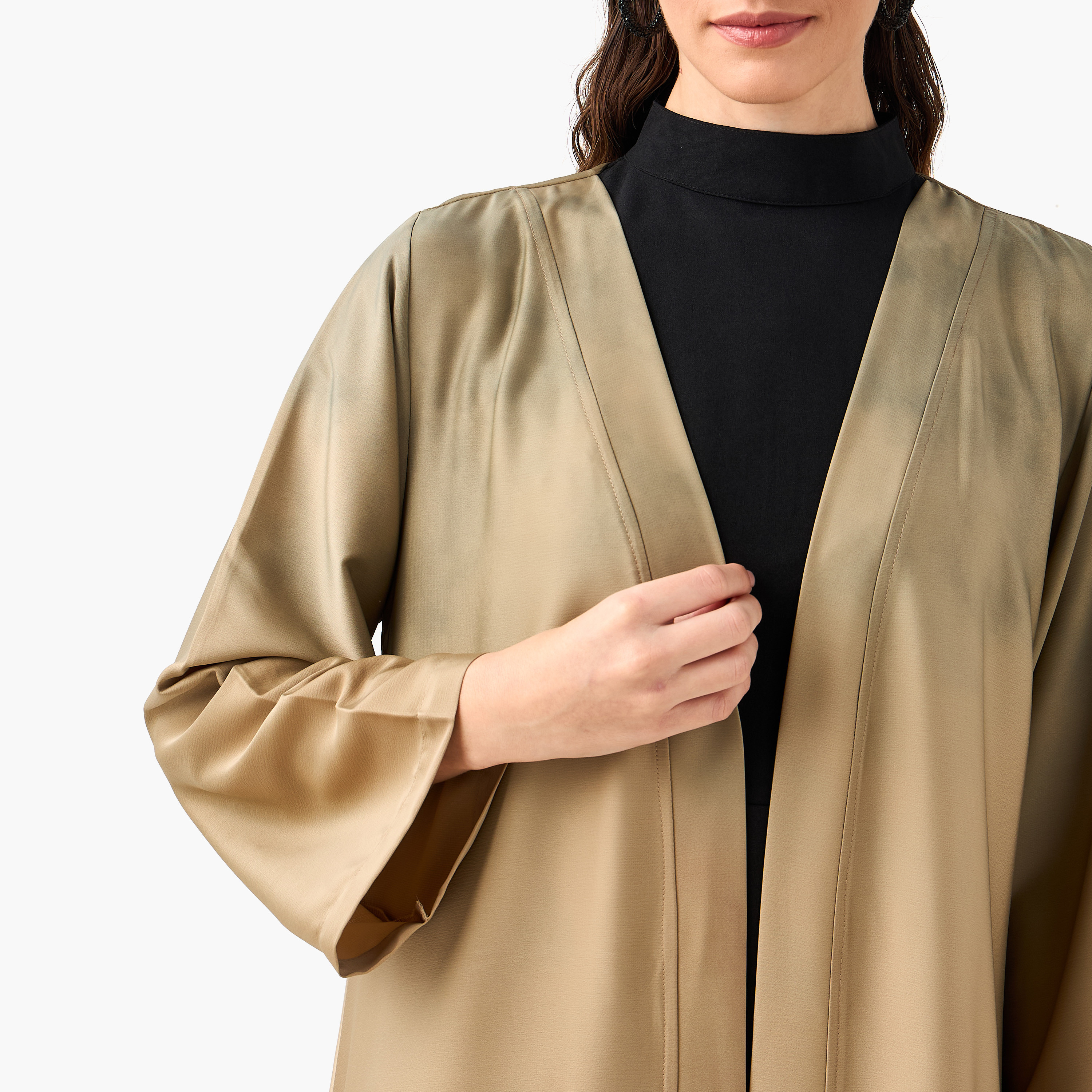 عباية نسائية بتصميم "أومبريه" متدرج الألوان من غولدن أبل-women-arabicclothing-abayas-image-2