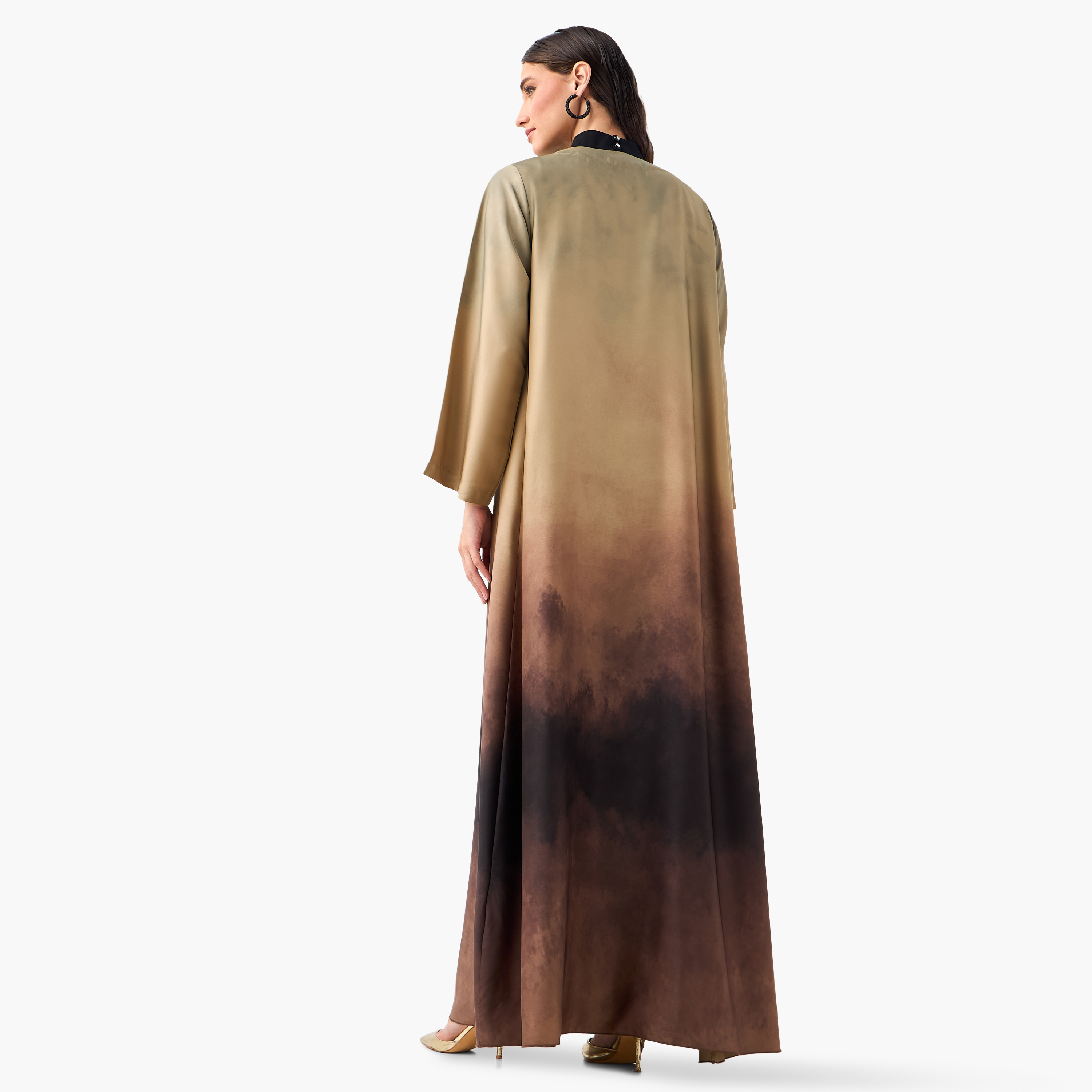 Golden Apple Multicolour Ombre Effect Women's Abaya-women-arabicclothing-abayas-image-4