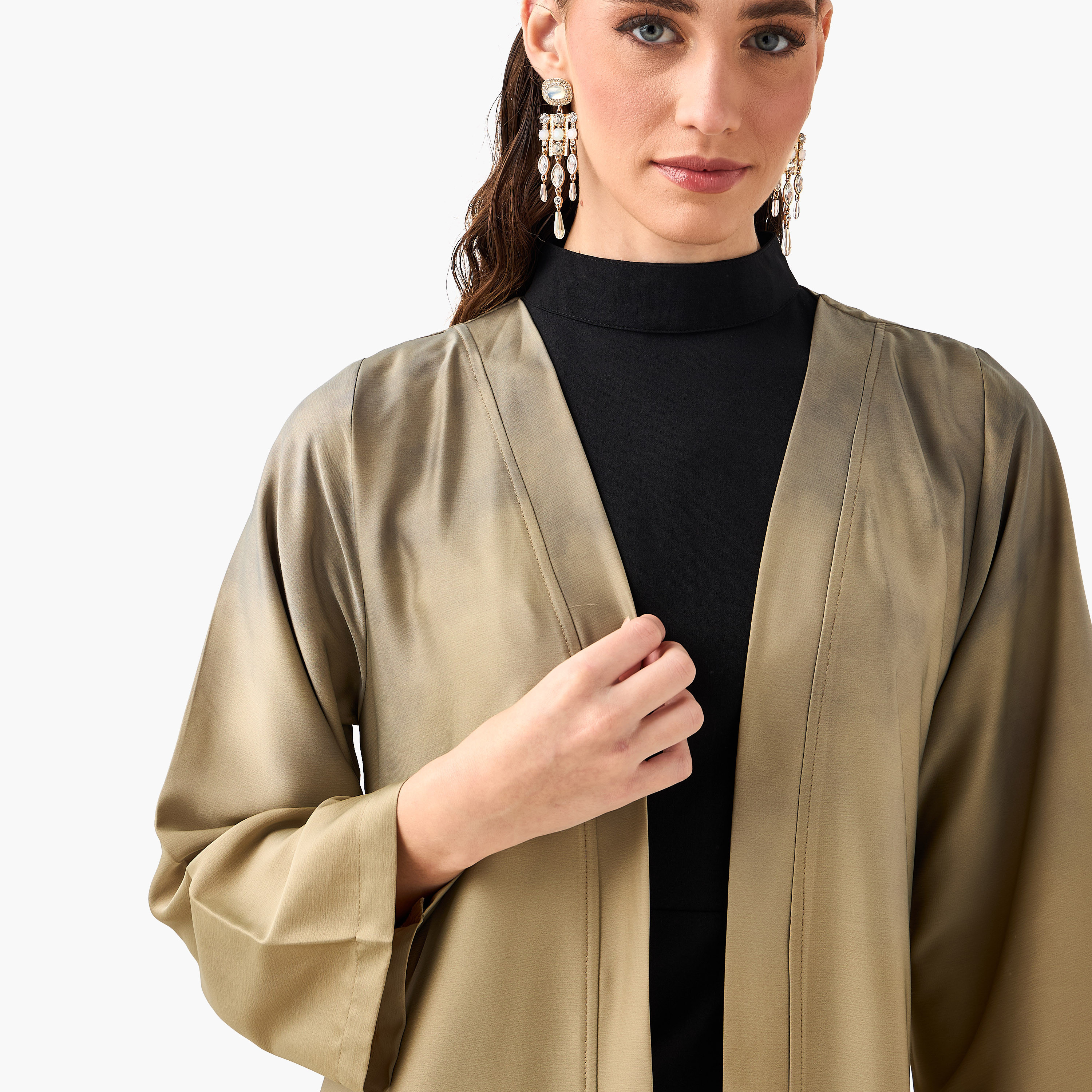 Golden Apple Multicolour Ombre Effect Women's Abaya-women-arabicclothing-abayas-image-2