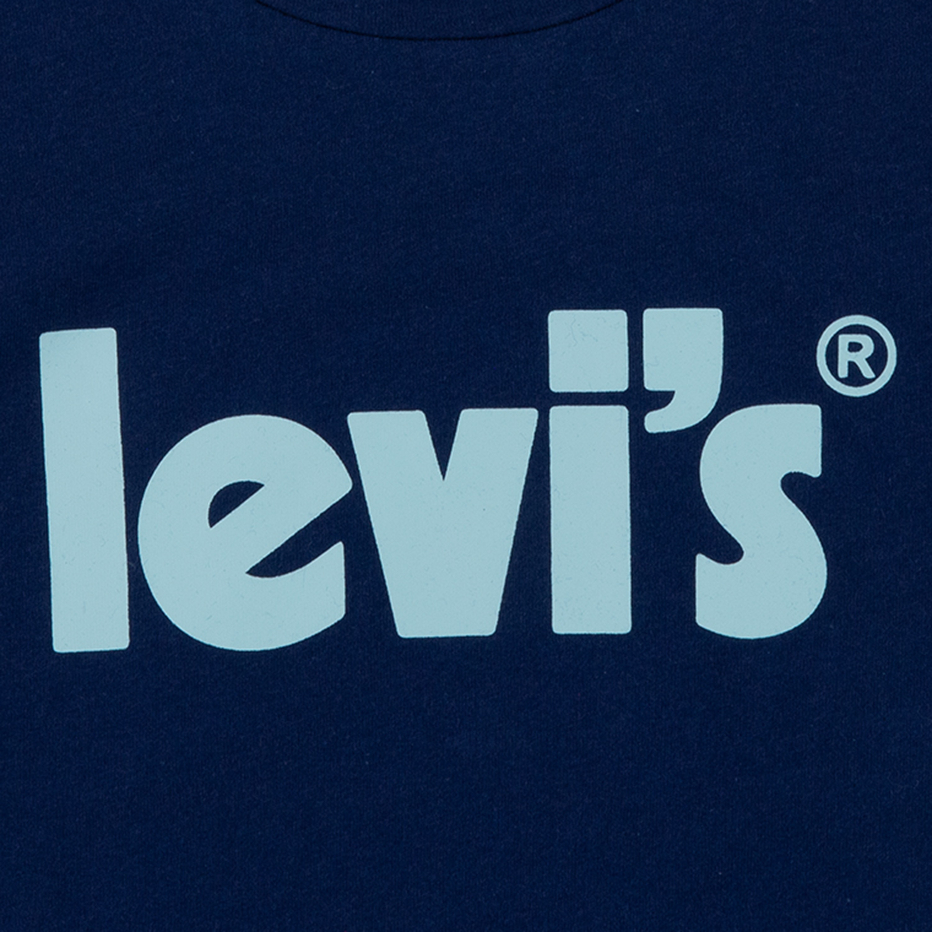 Levi's Girls Navy Blue Logo Crew Neck Short Sleeves T-Shirt-girls-clothing-blousesandshirts-image-2