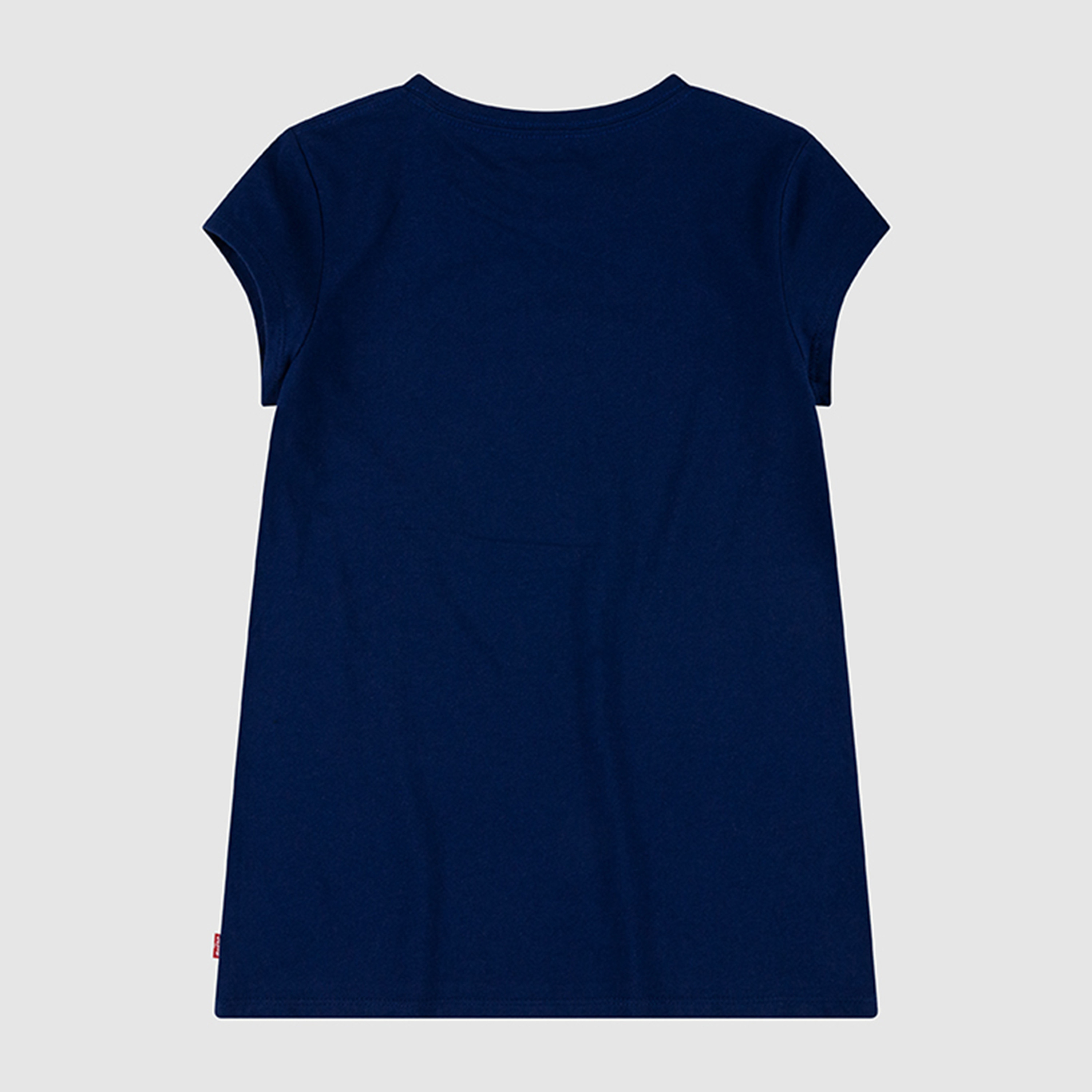 Levi's Girls Navy Blue Logo Crew Neck Short Sleeves T-Shirt-girls-clothing-blousesandshirts-image-4
