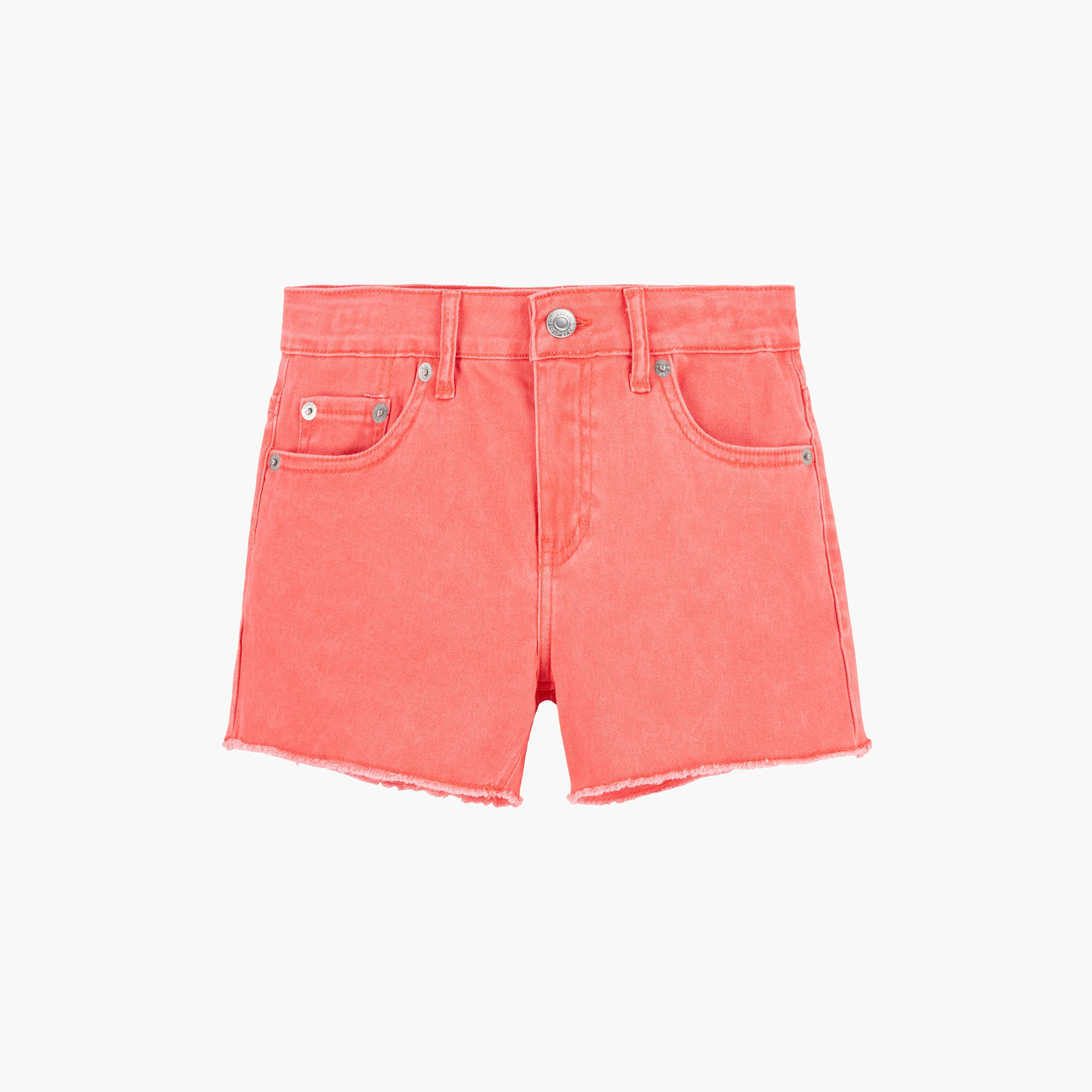 شورت سادة بزر إغلاق وجيوب من ليفايز-girls-clothing-bottoms-shorts-image-1