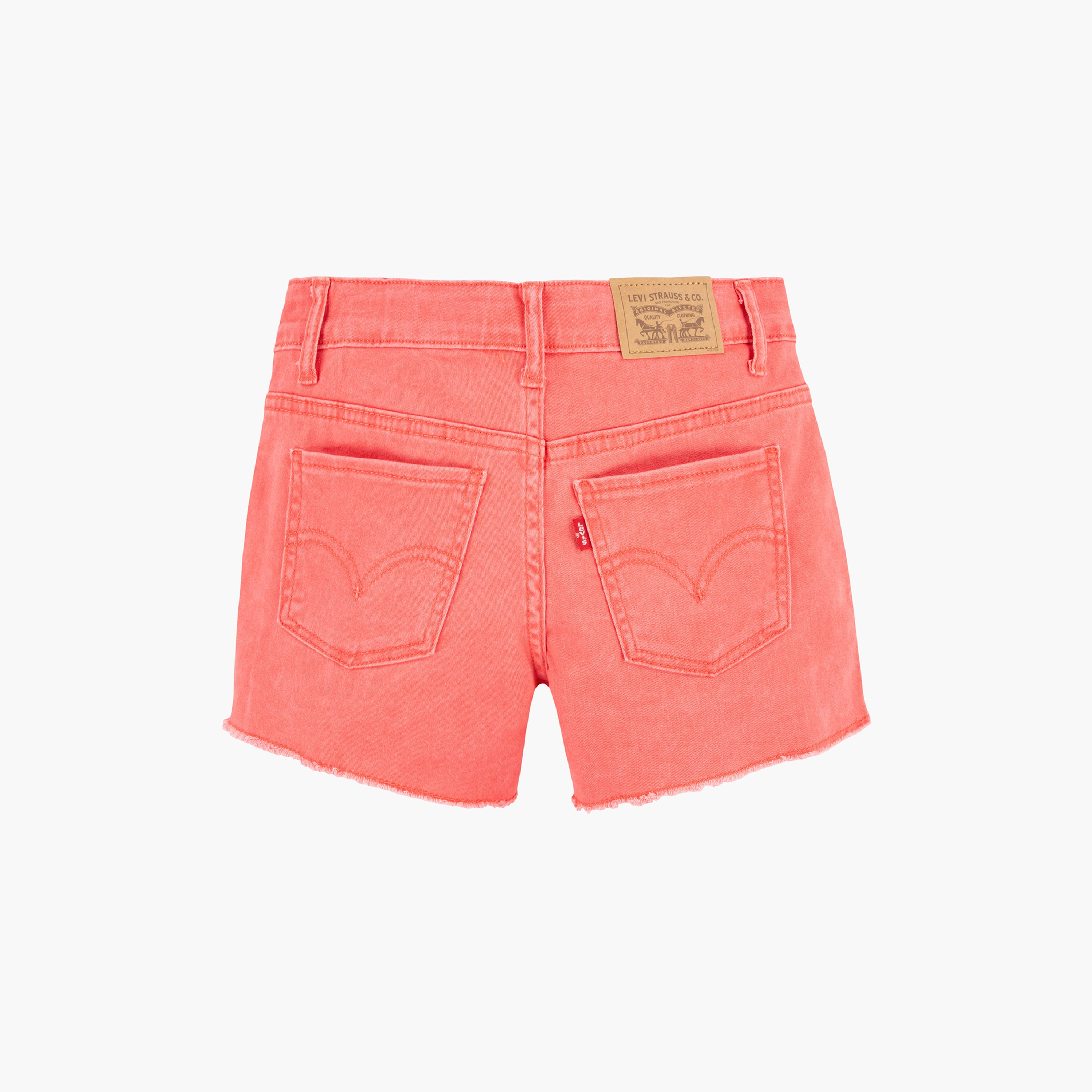 شورت سادة بزر إغلاق وجيوب من ليفايز-girls-clothing-bottoms-shorts-image-2