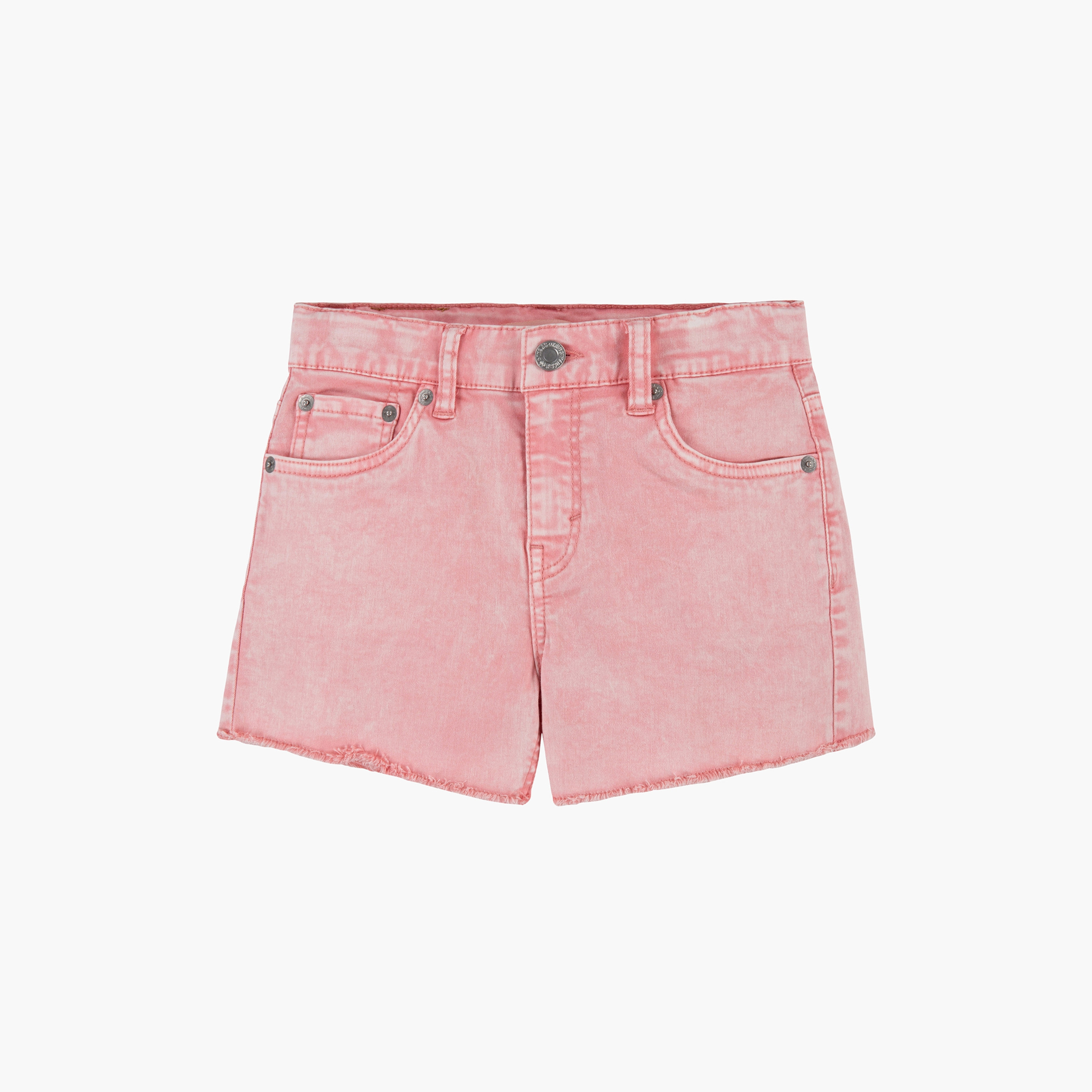 شورت سادة بزر إغلاق وجيوب من ليفايز-girls-clothing-bottoms-shorts-image-6