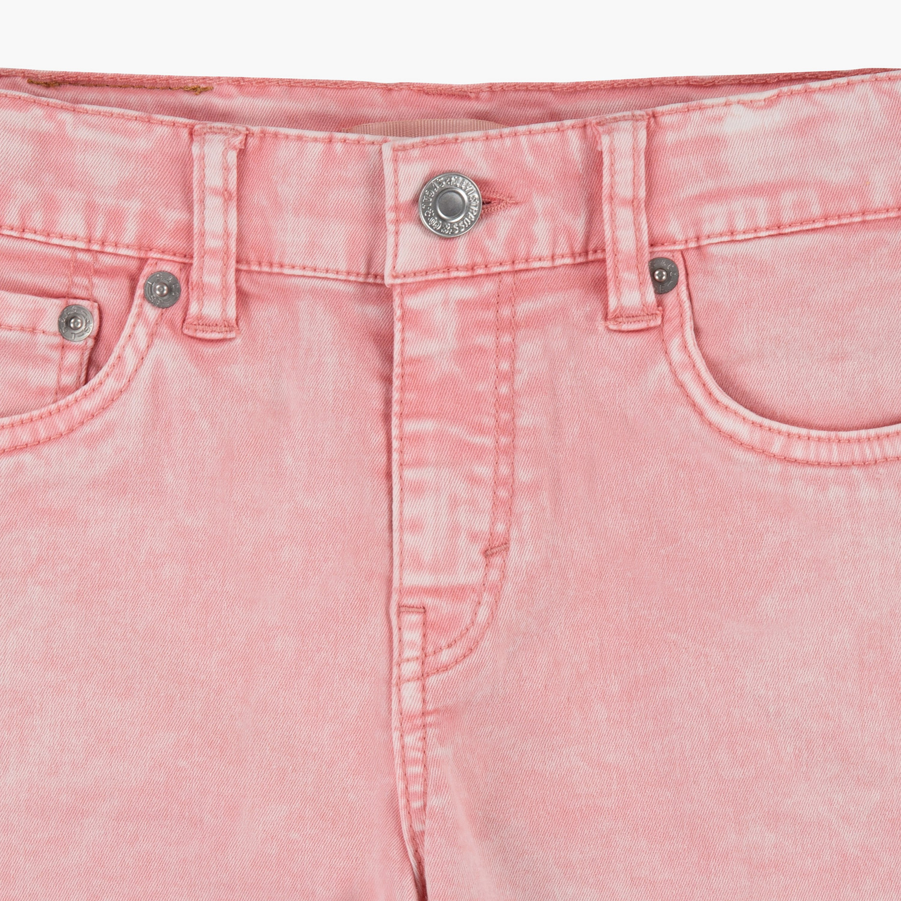 شورت سادة بزر إغلاق وجيوب من ليفايز-girls-clothing-bottoms-shorts-image-8