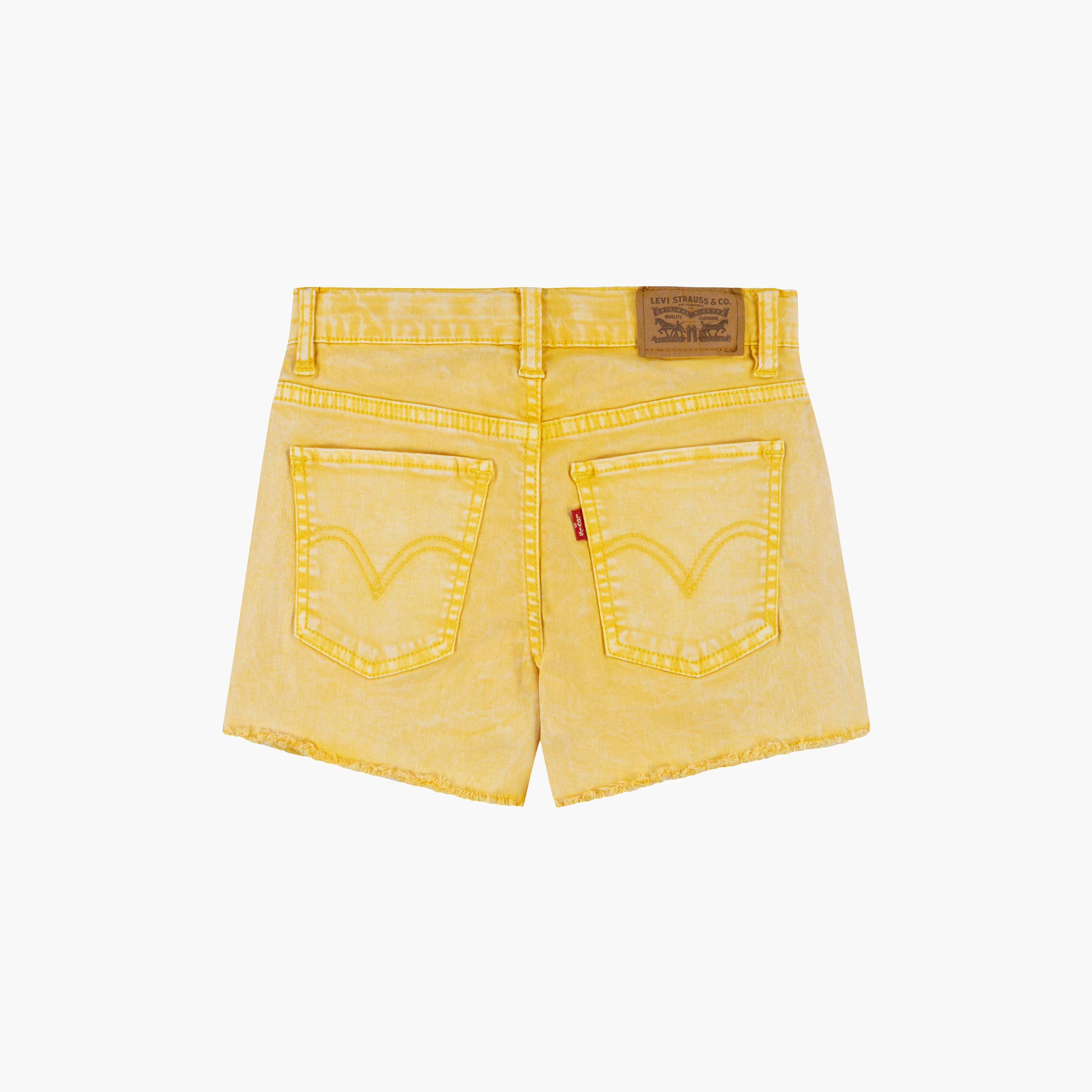 شورت سادة بزر إغلاق وجيوب من ليفايز-girls-clothing-bottoms-shorts-image-12