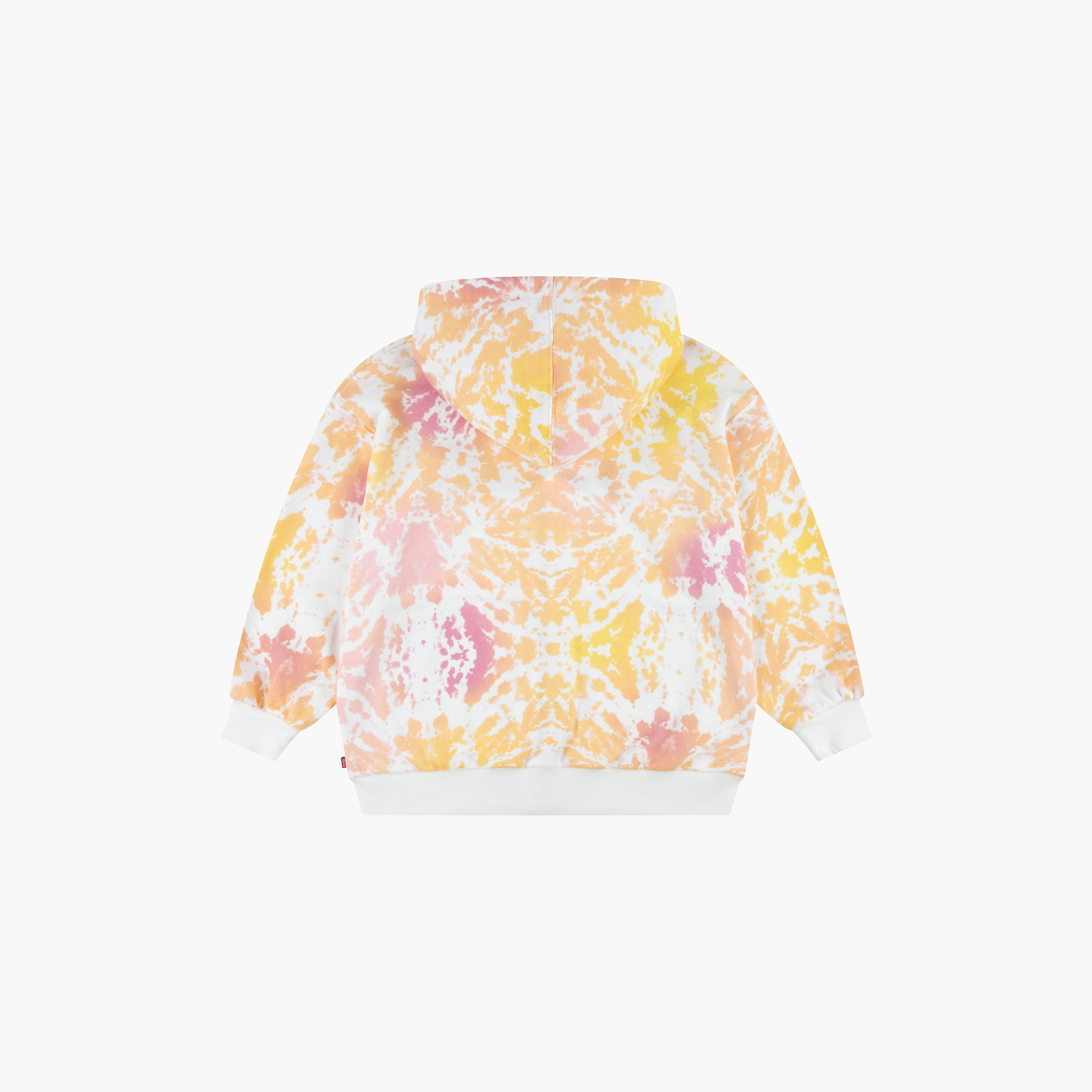 Levi’s All-Over Print Hoodie with Kangaroo Pocket and Zip Closure-girls-clothing-sweatshirts-image-2