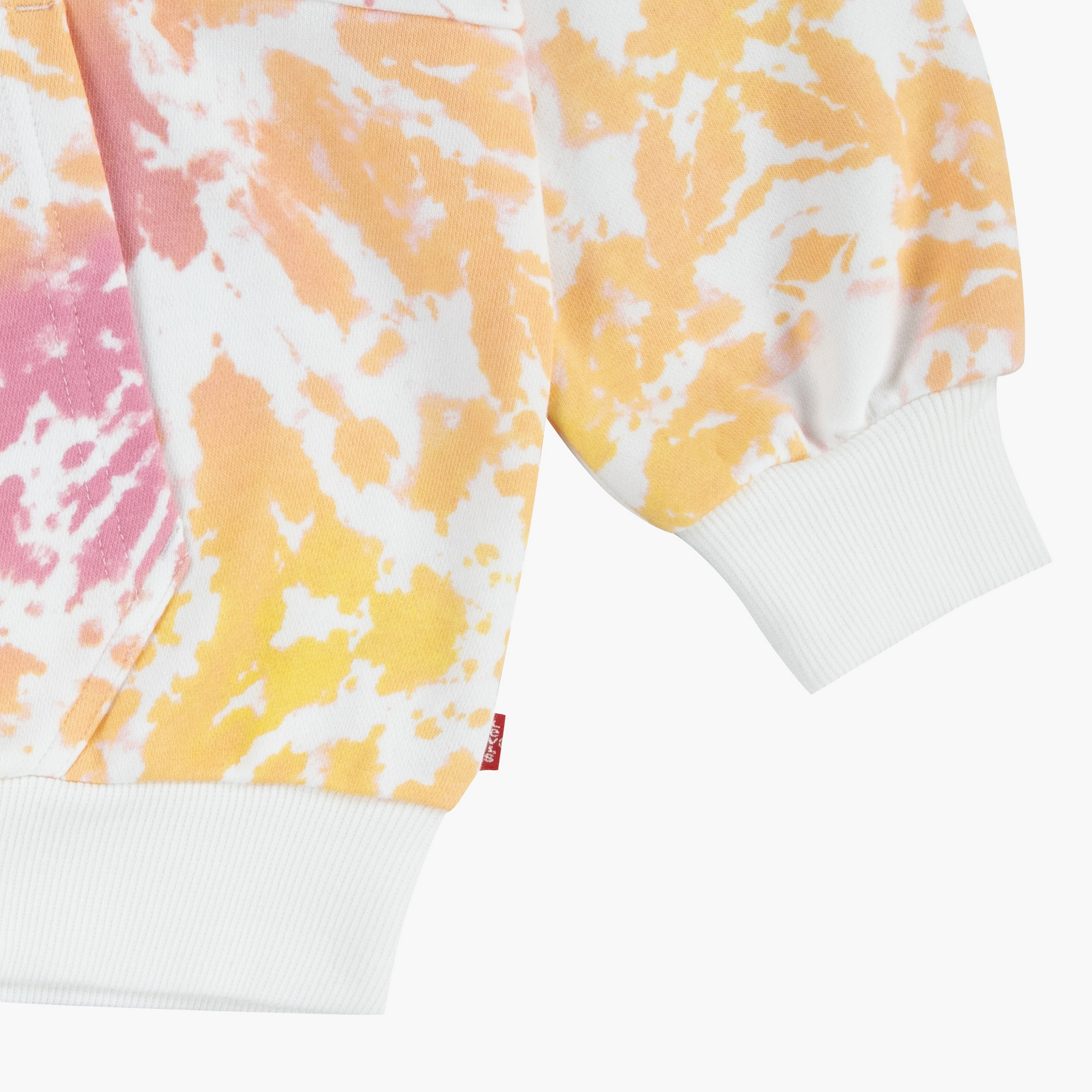 Levi’s All-Over Print Hoodie with Kangaroo Pocket and Zip Closure-girls-clothing-sweatshirts-image-4
