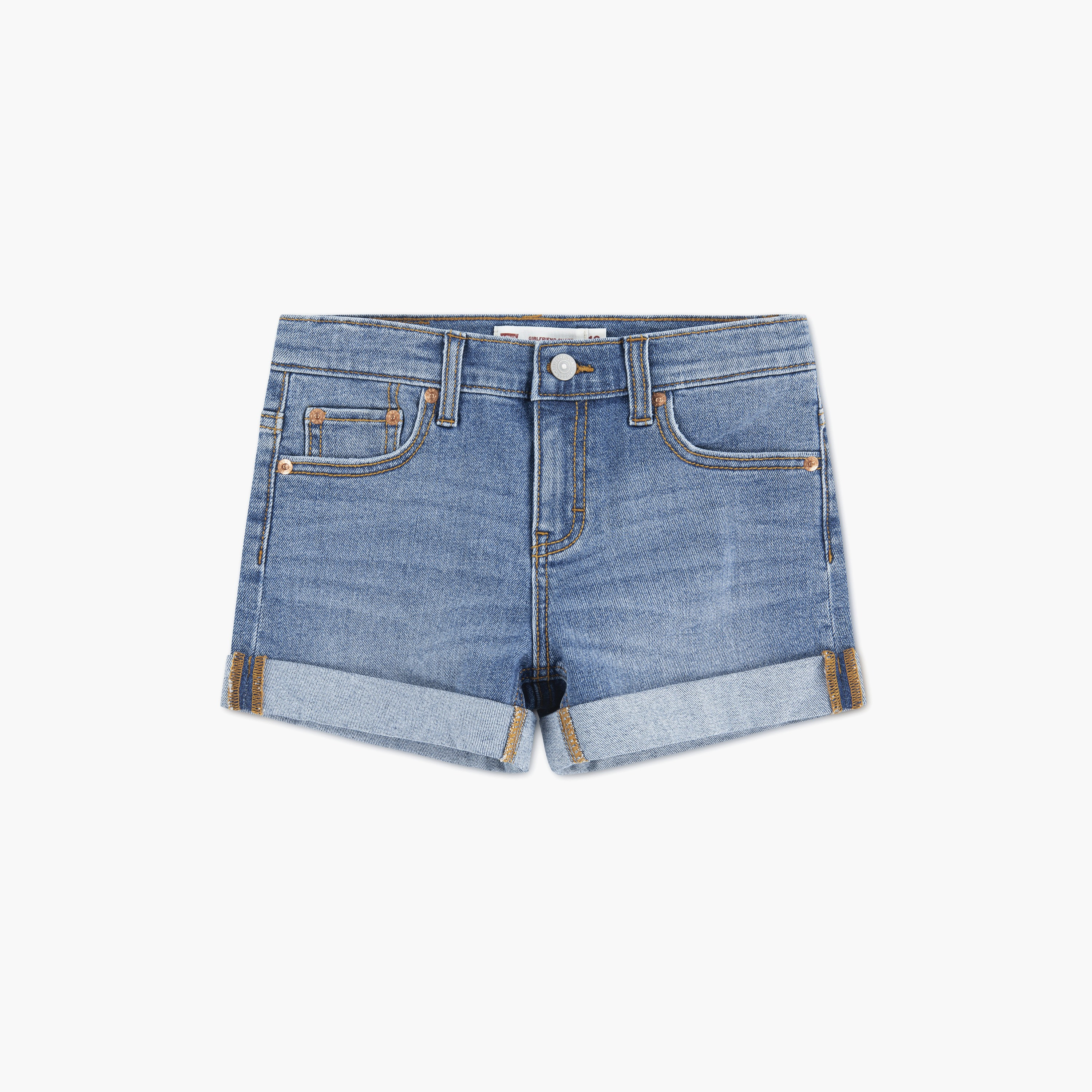 Levi's LVG Girlfriend Shorts-girls-clothing-bottoms-shorts-image-1