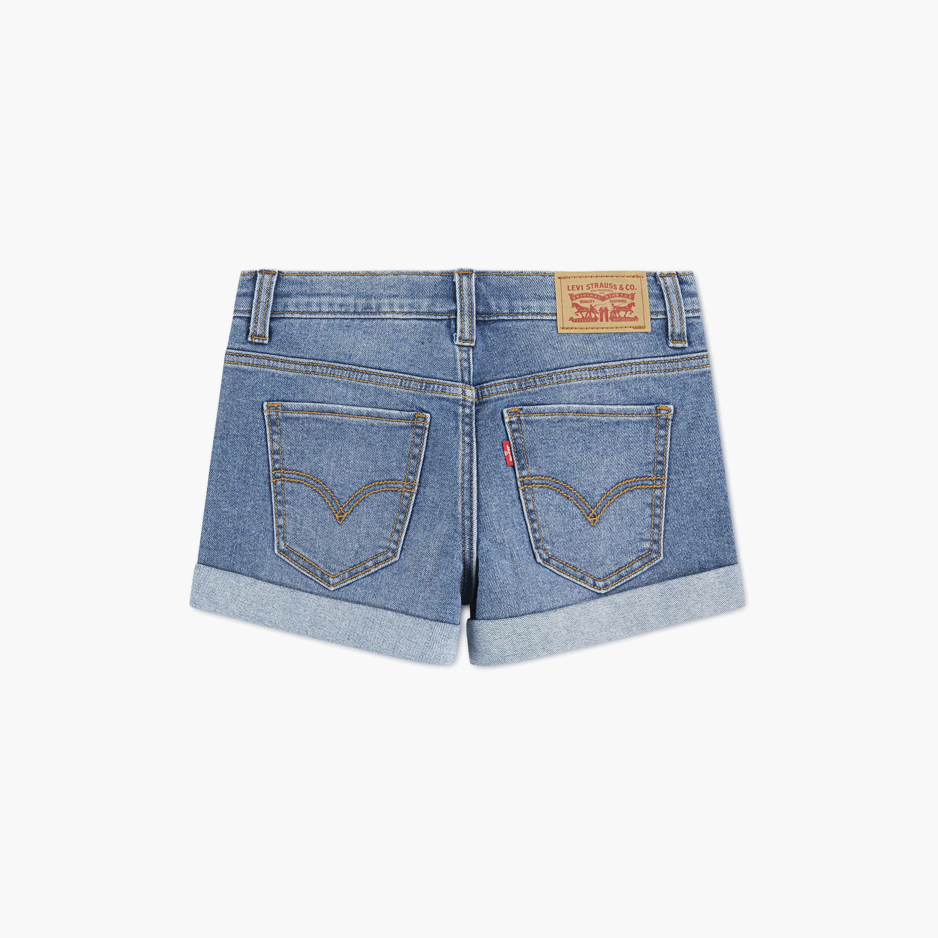 Levi's LVG Girlfriend Shorts-girls-clothing-bottoms-shorts-image-2