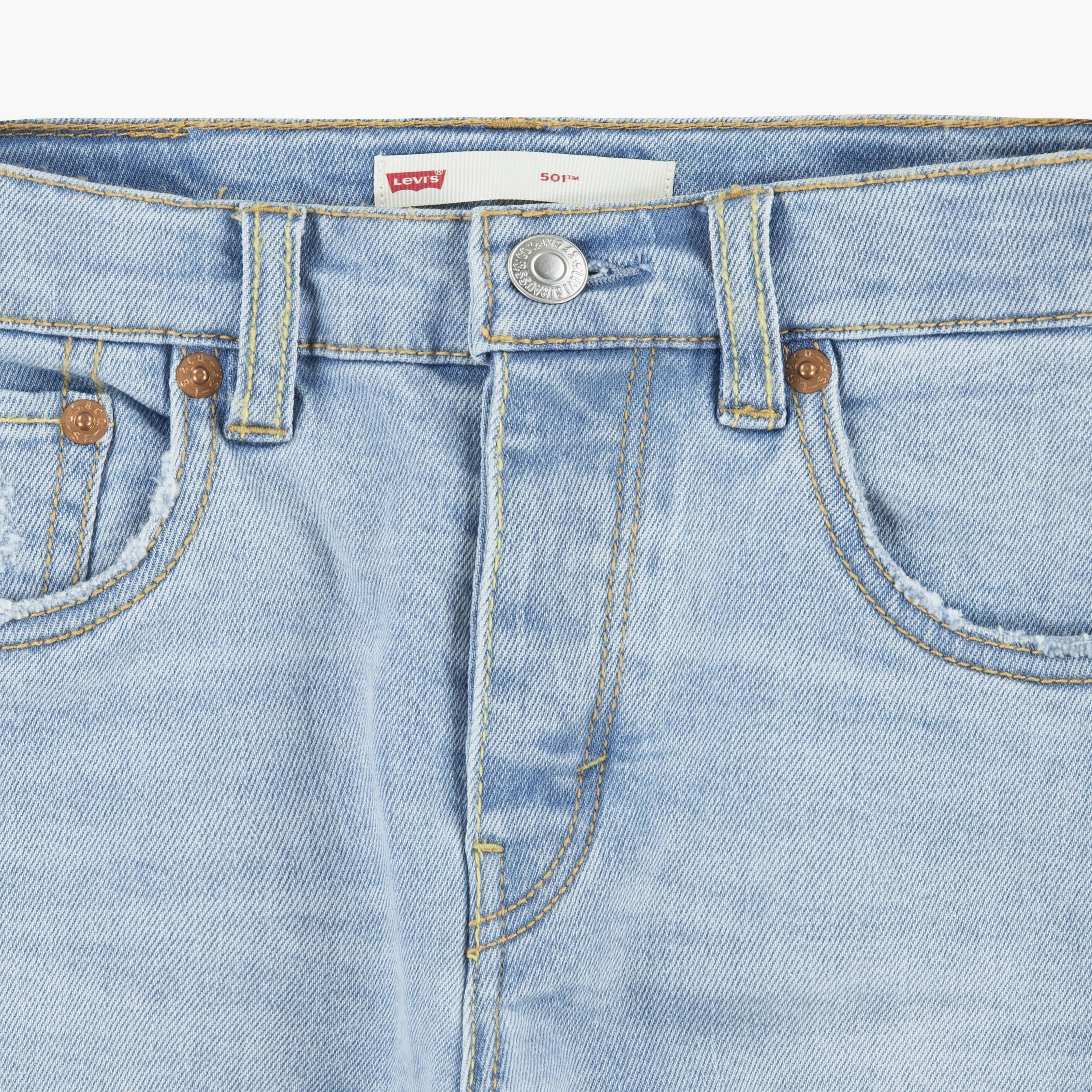 Levi's 501 Washed Original Jeans-girls-clothing-bottoms-jeansandjeggings-image-3