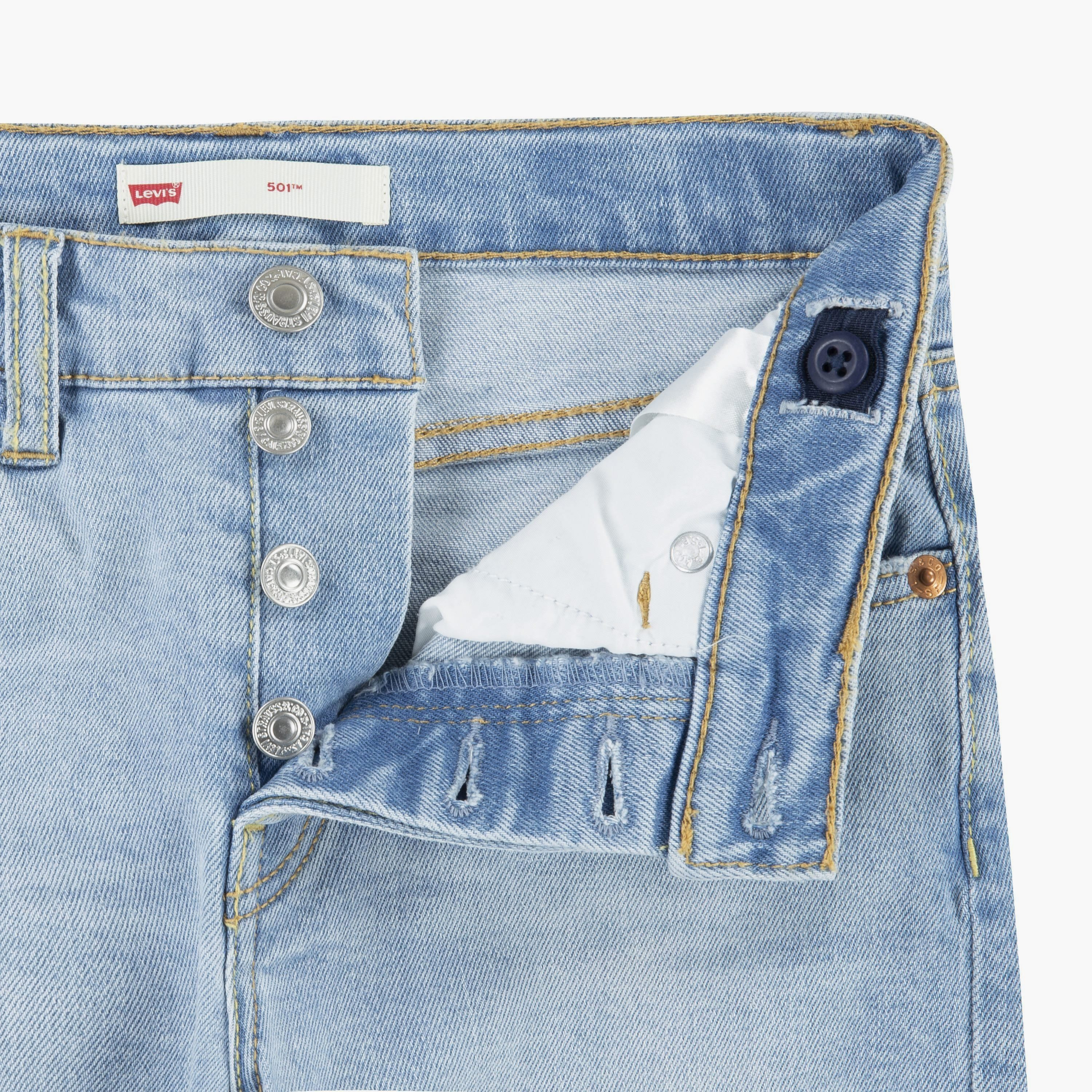 Levi's 501 Washed Original Jeans-girls-clothing-bottoms-jeansandjeggings-image-4