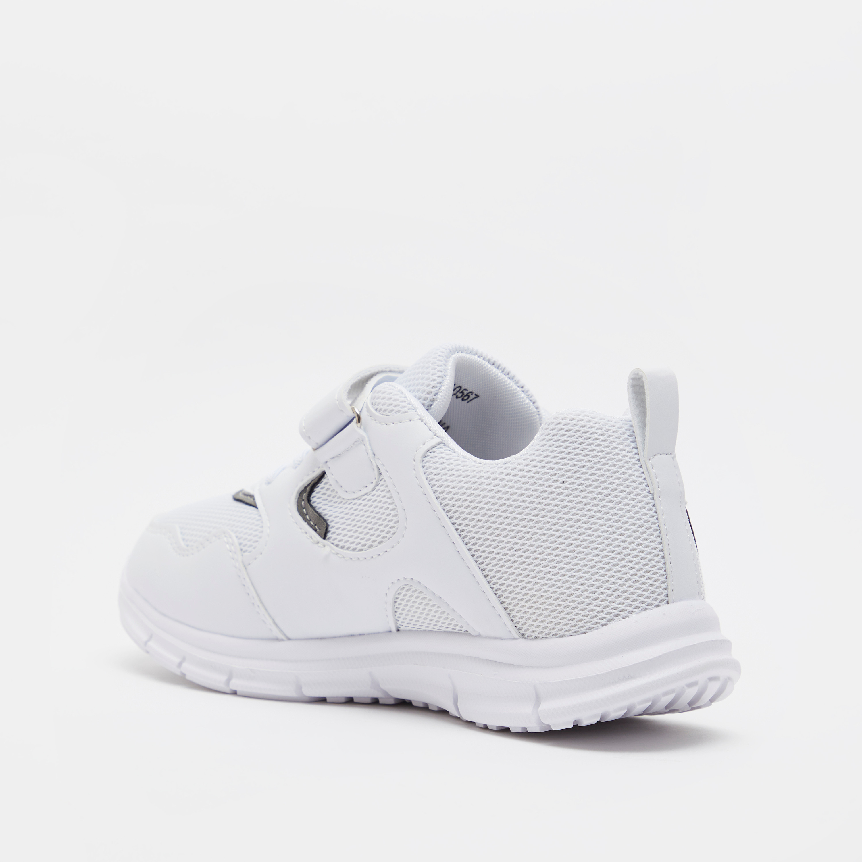 Textured Sneakers with Hook and Loop Closure-girls-shoes-sneakers-image-3