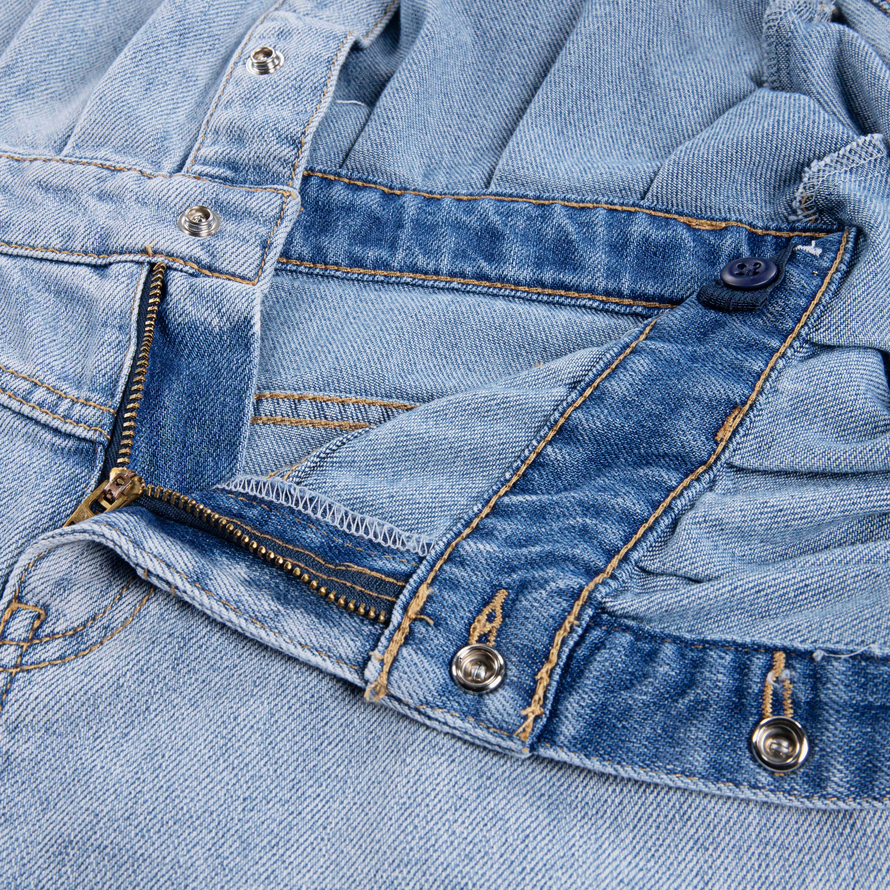 فستان قصير من الدنيم بأكمام طويلة من ليفايس-girls-clothing-dressesandjumpsuits-image-4