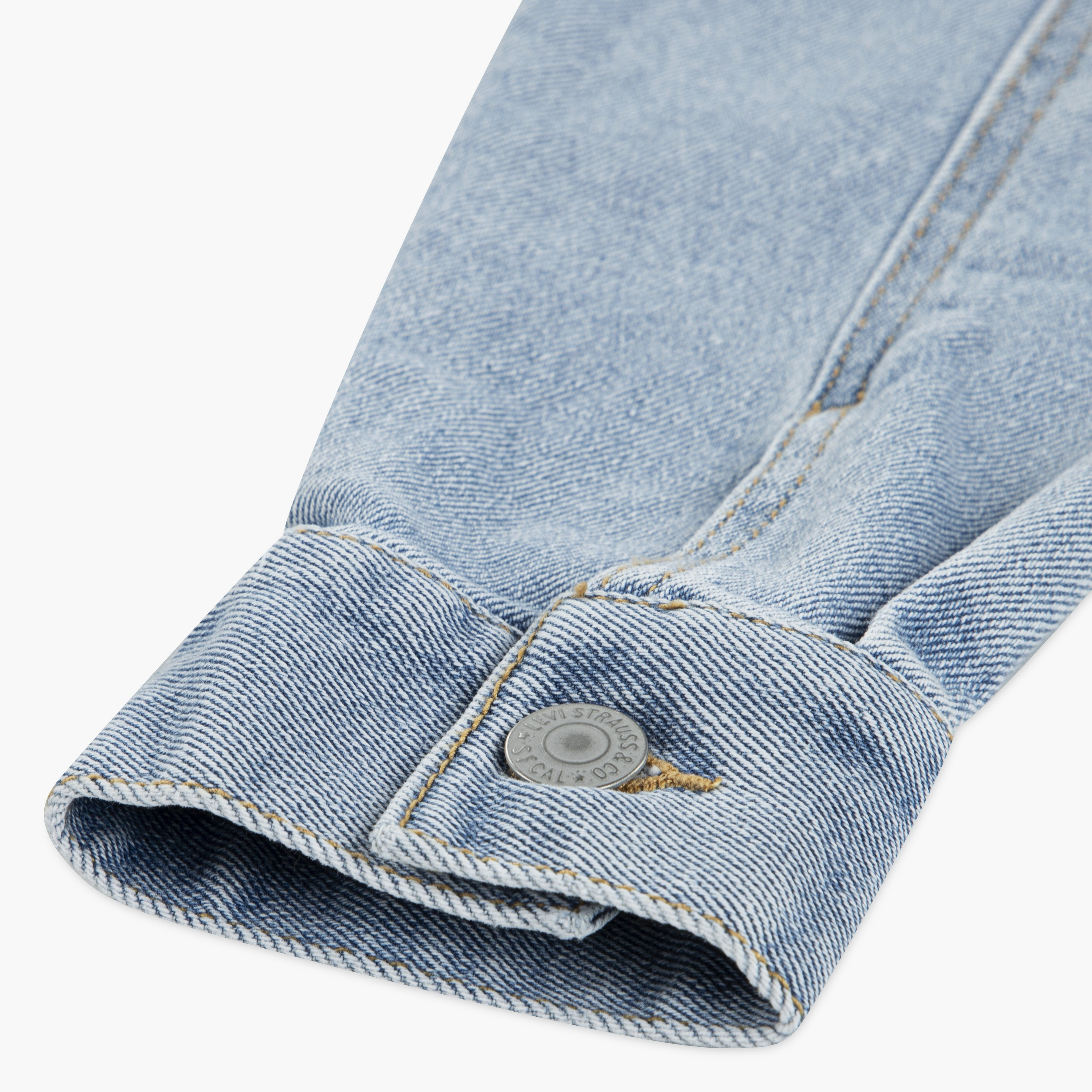 Levi’s Collared Neck Long Sleeves Floral Embroidered Sweatshirt-girls-clothing-winterwear-jacketsandcoats-image-3
