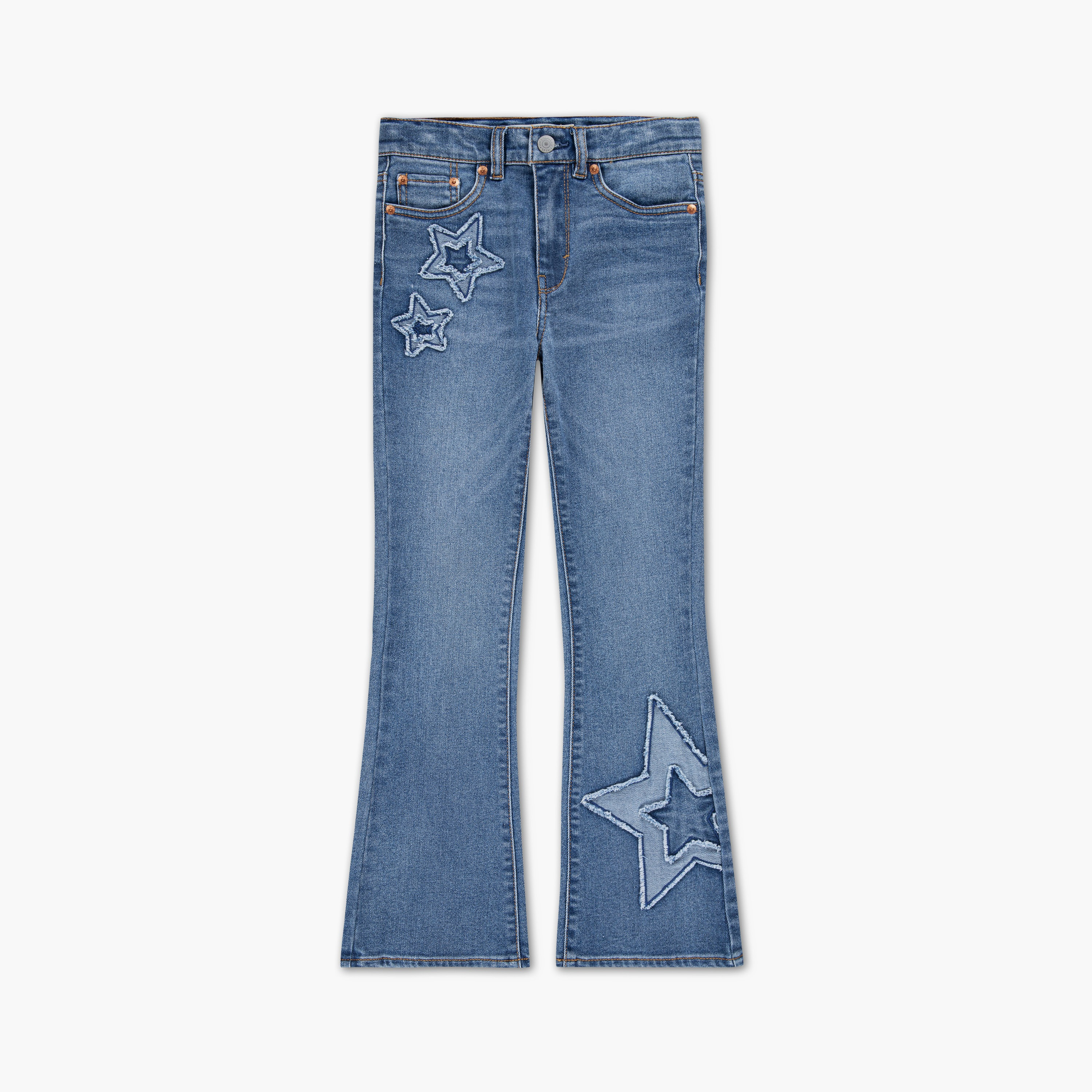 Levi’s 726 Tonal Flared Printed Jeans-girls-clothing-bottoms-jeansandjeggings-image-1
