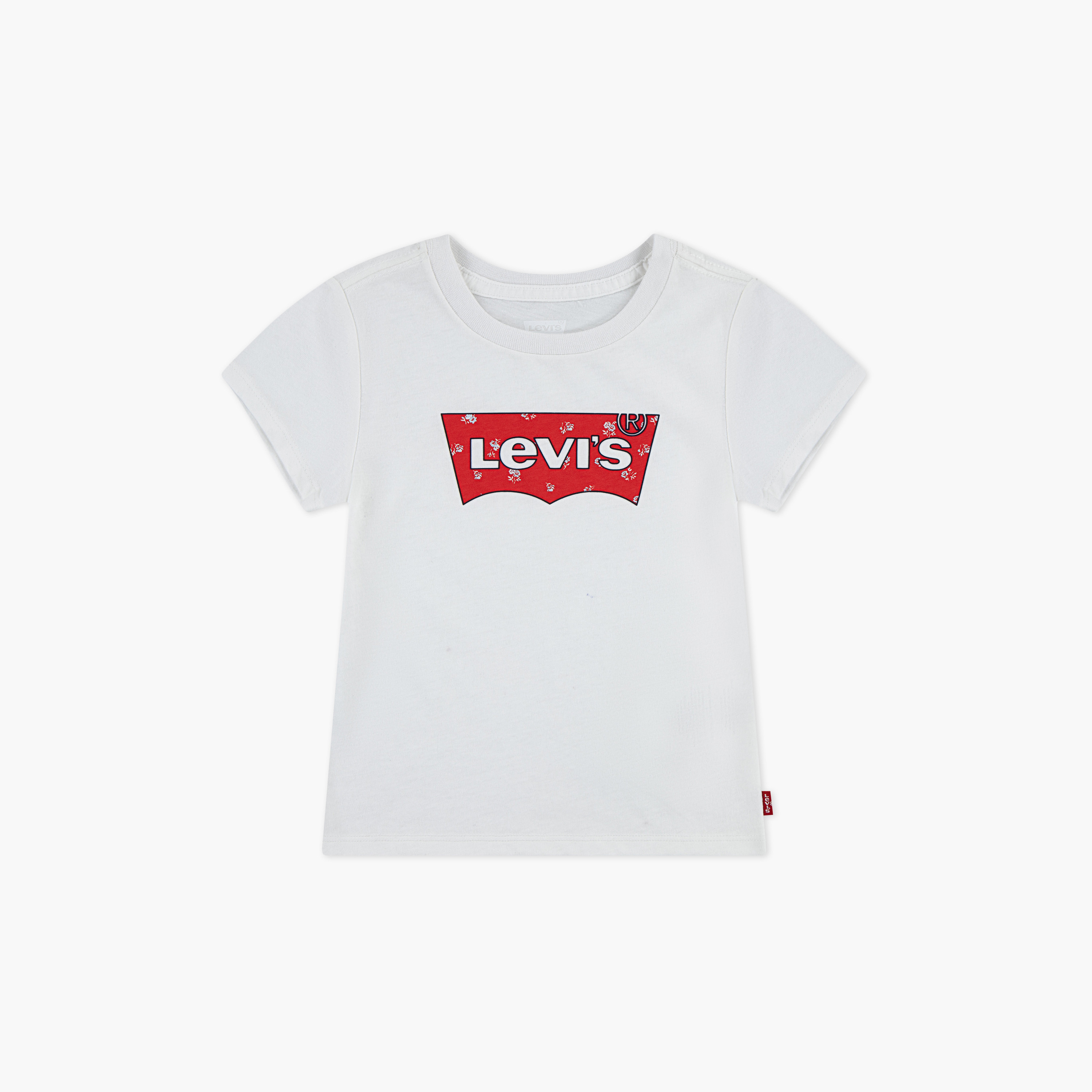 تي شيرت بأكمام قصيرة وياقة مستديرة وطبعة-girls-clothing-tshirts-image-1