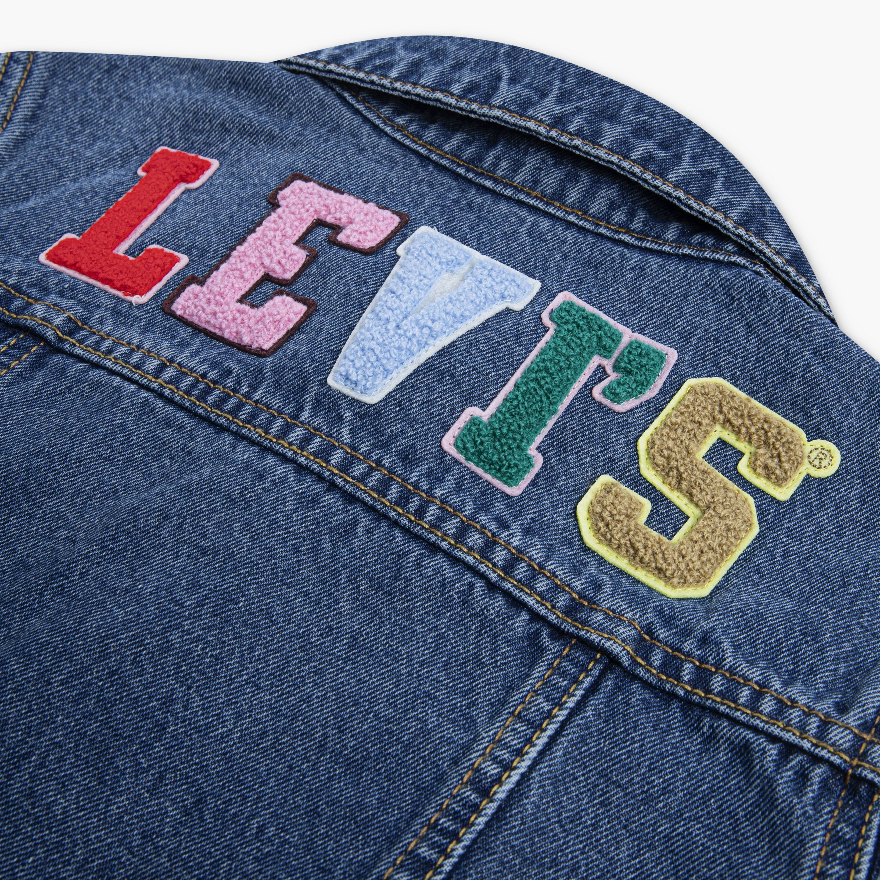 Levi’s Collared Neck Long Sleeves Printed Jacket-girls-clothing-winterwear-jacketsandcoats-image-4