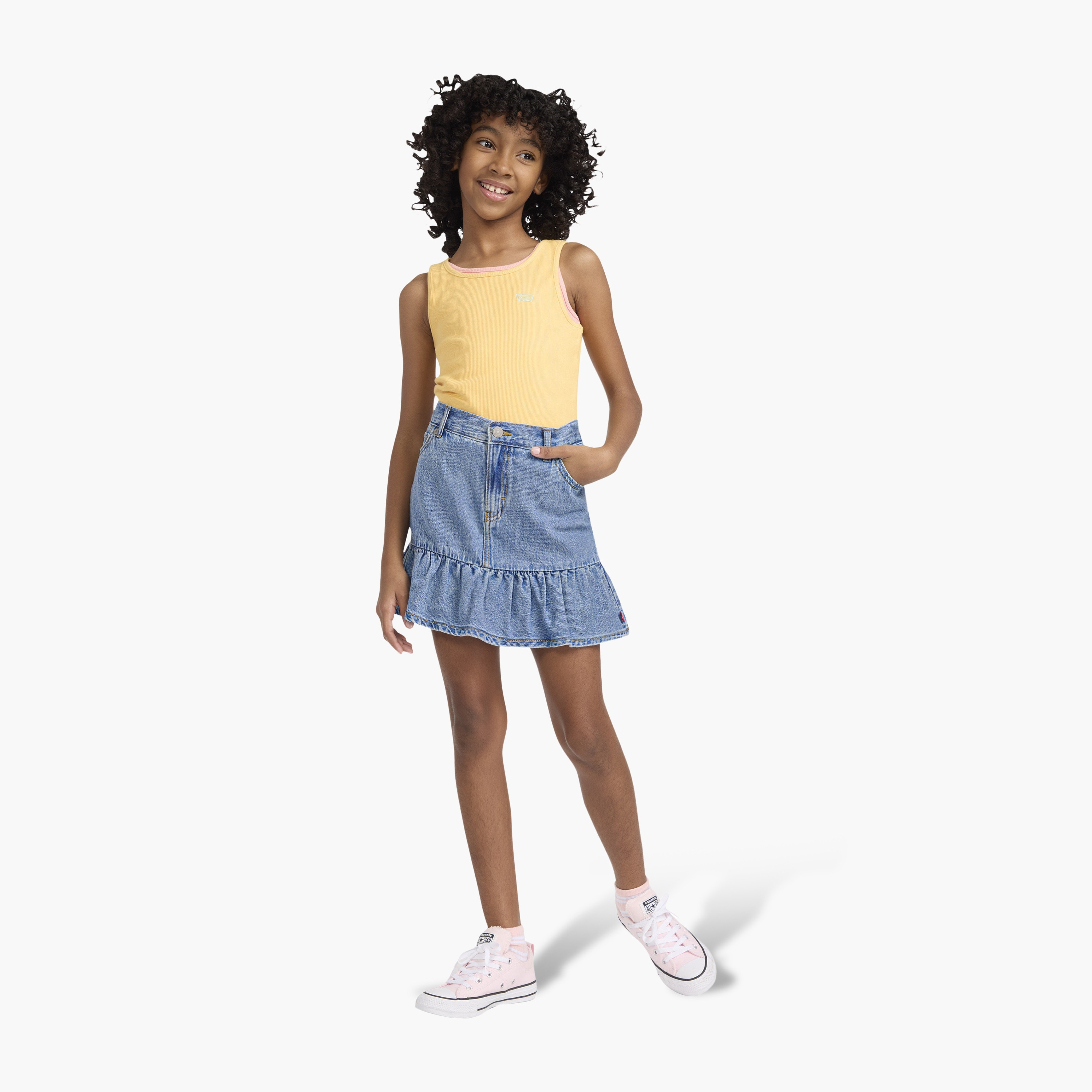 Levi's LVG Flounce Skort-girls-clothing-bottoms-skirts-image-2