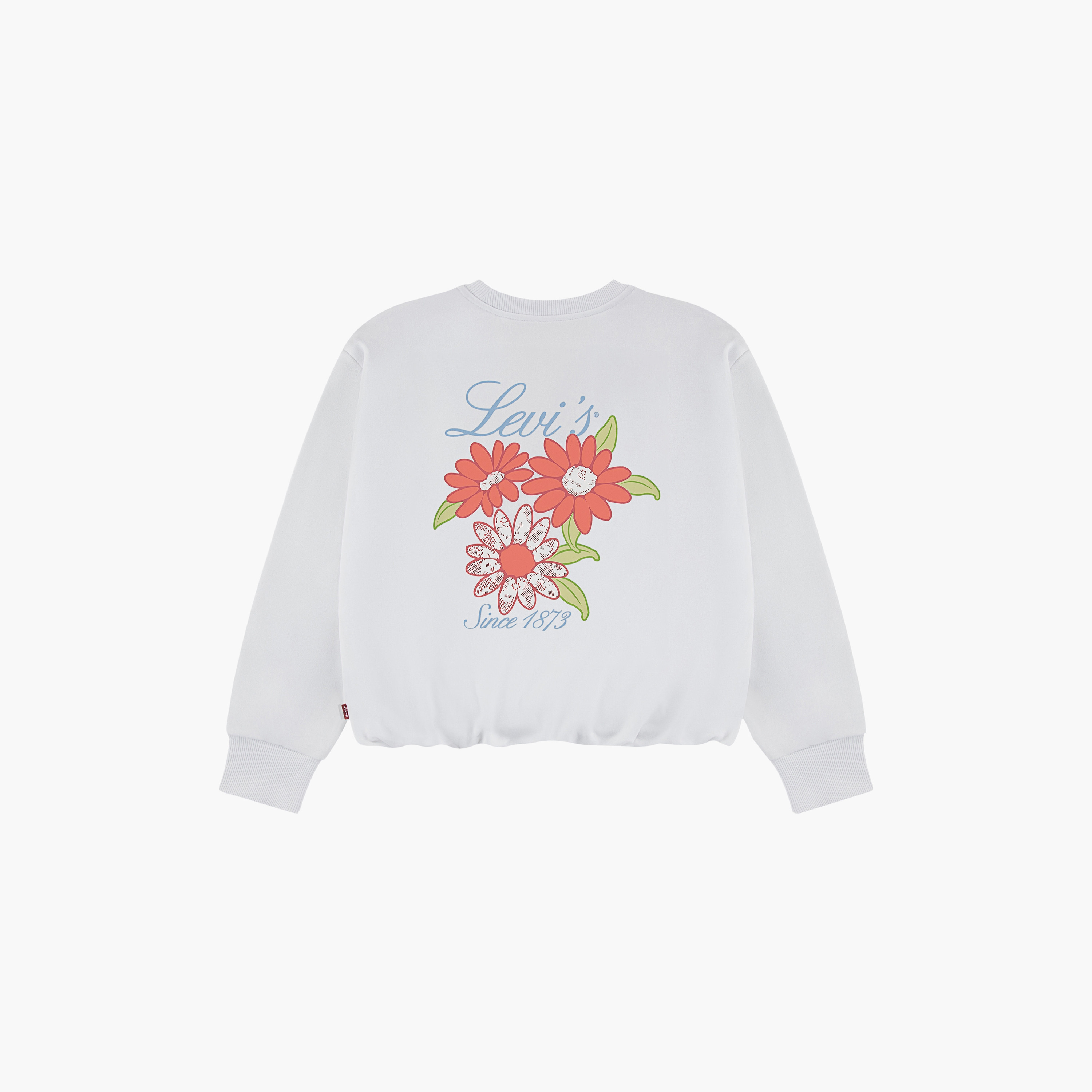 بلوزة محبوك بأكمام طويلة وحافة "بوبل" للبنات من ليفايس-girls-clothing-sweatshirts-image-2