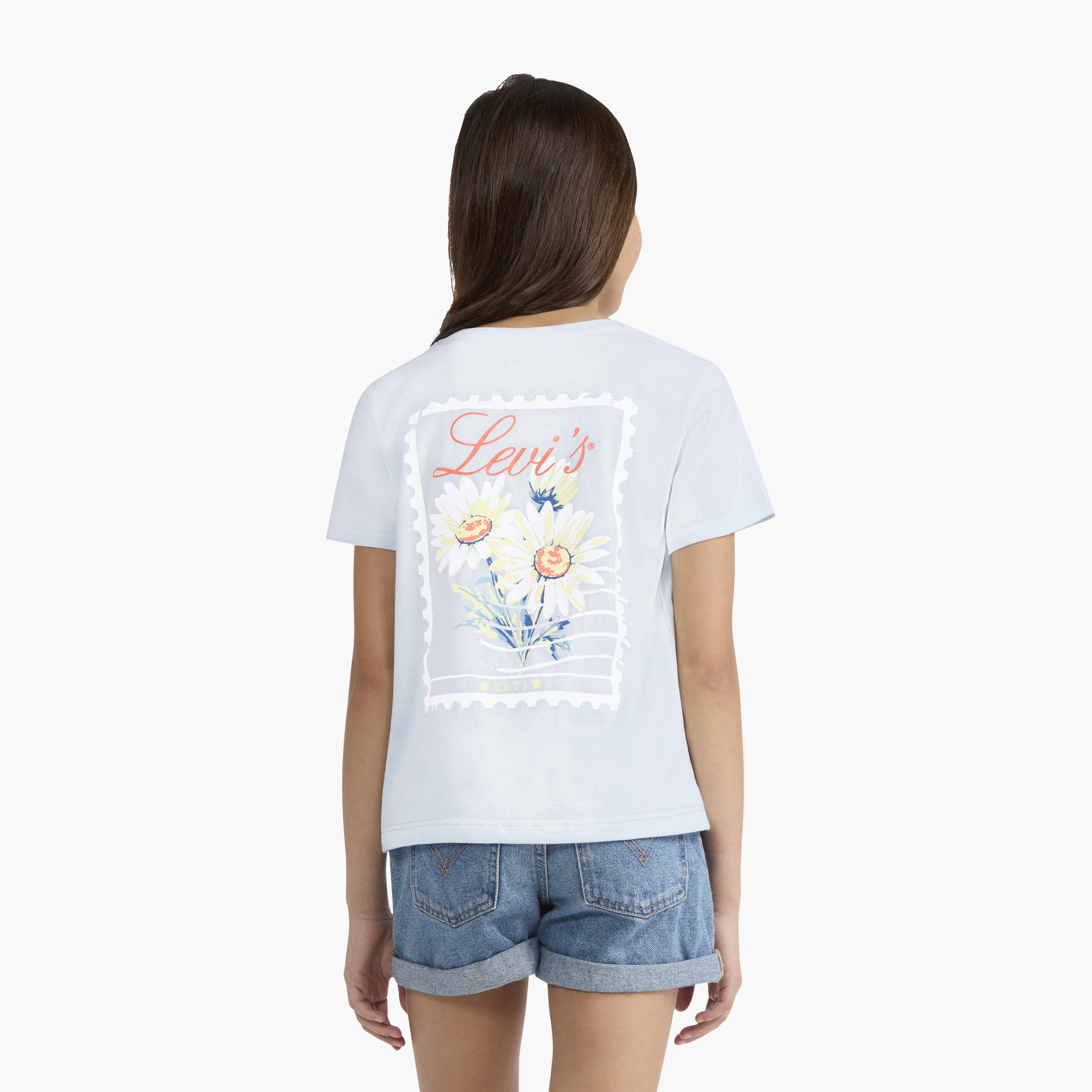 Levi's LVG Floral Stamp T-Shirt-girls-clothing-tshirts-image-3