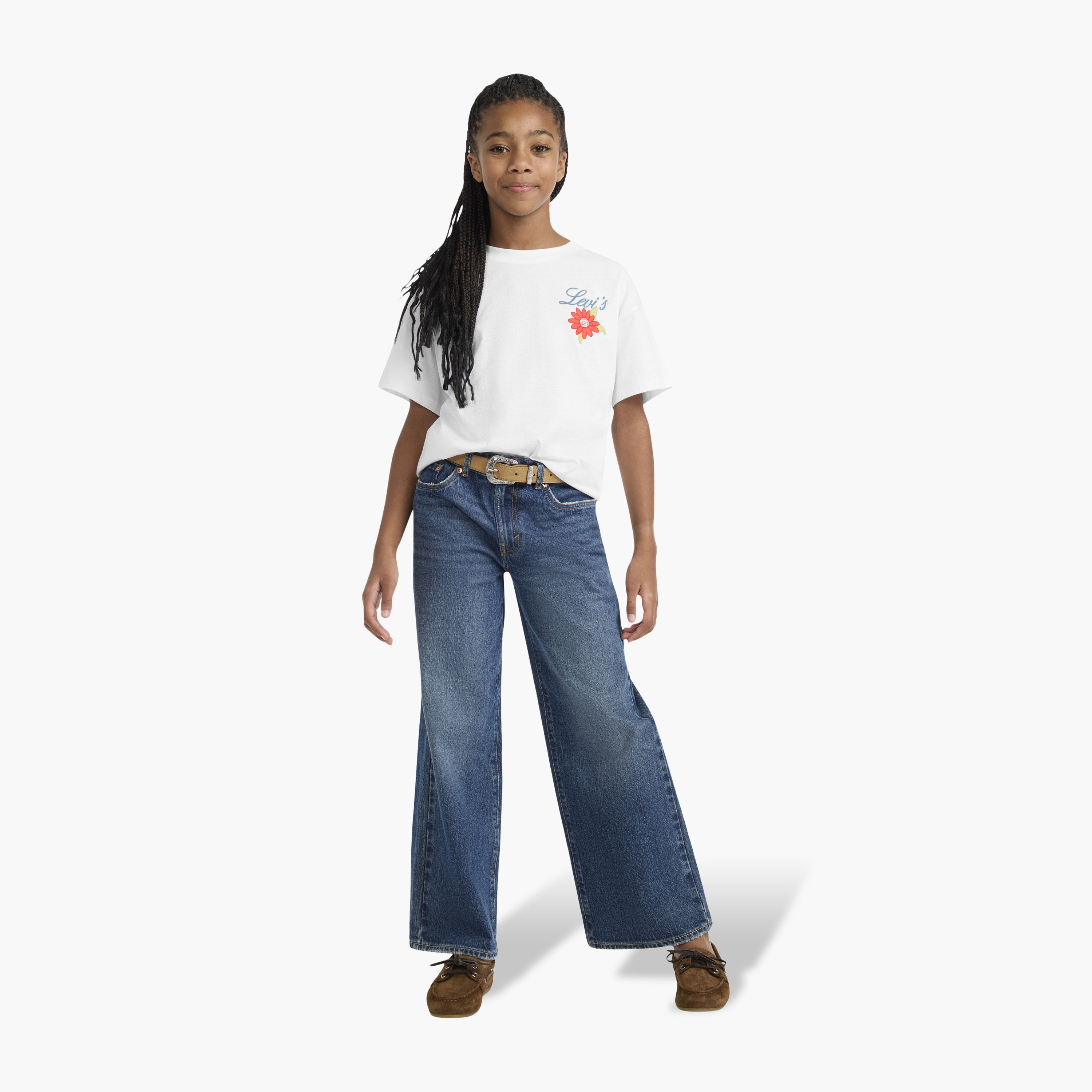 Levi's LVG Floral Oversized Printed T-Shirt-girls-clothing-tshirts-image-2