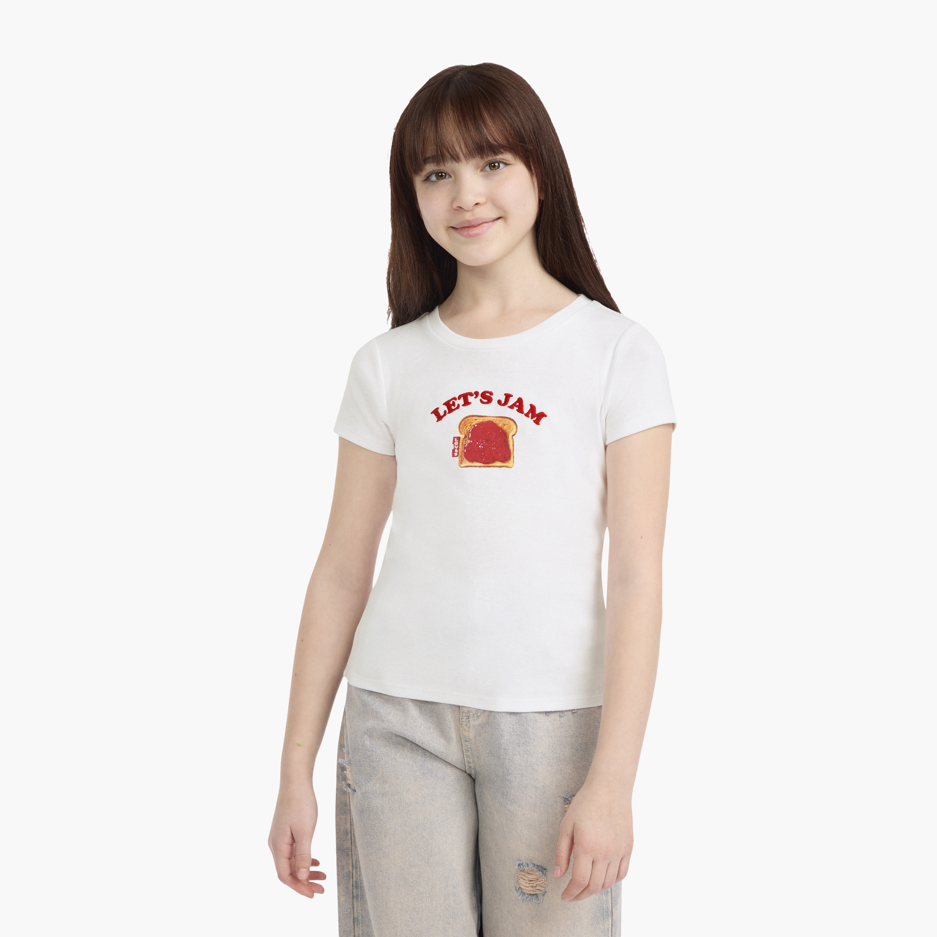 Levi's LVG Rib Meet And Greet Jam Printed T-Shirt-girls-clothing-tshirts-image-1