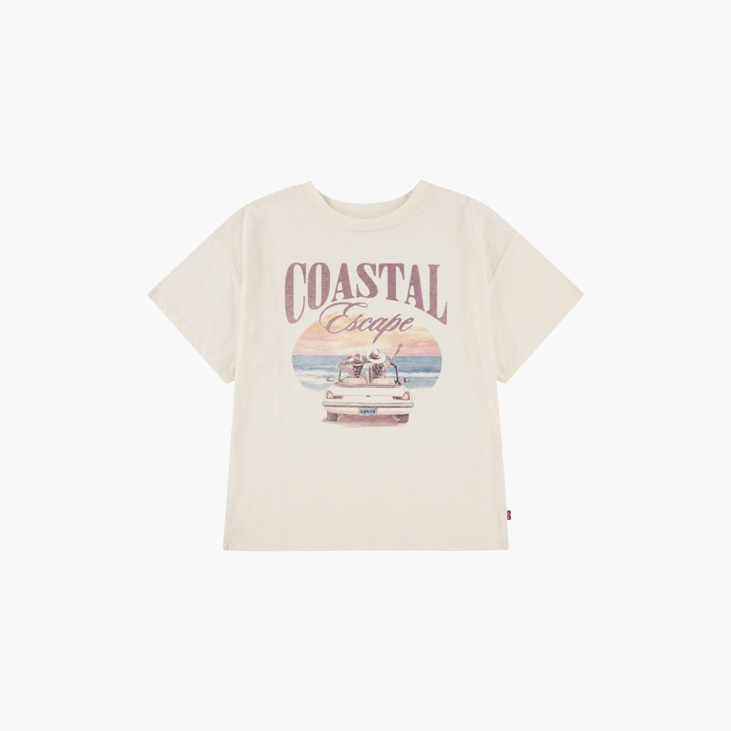 Levi's LVG Coastal Girls Printed T-Shirt-girls-clothing-tshirts-image-1