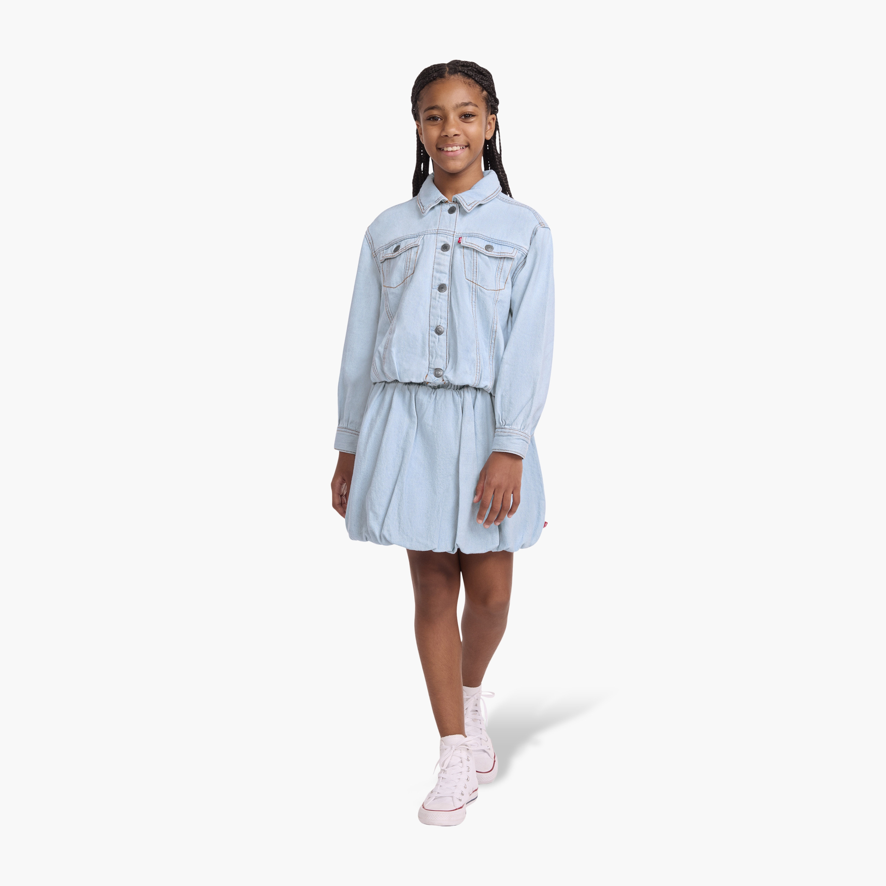 جاكيت "تراكر" بتصميم "بوبل" للبنات من ليفايس-girls-clothing-jacketsandcoats-image-2