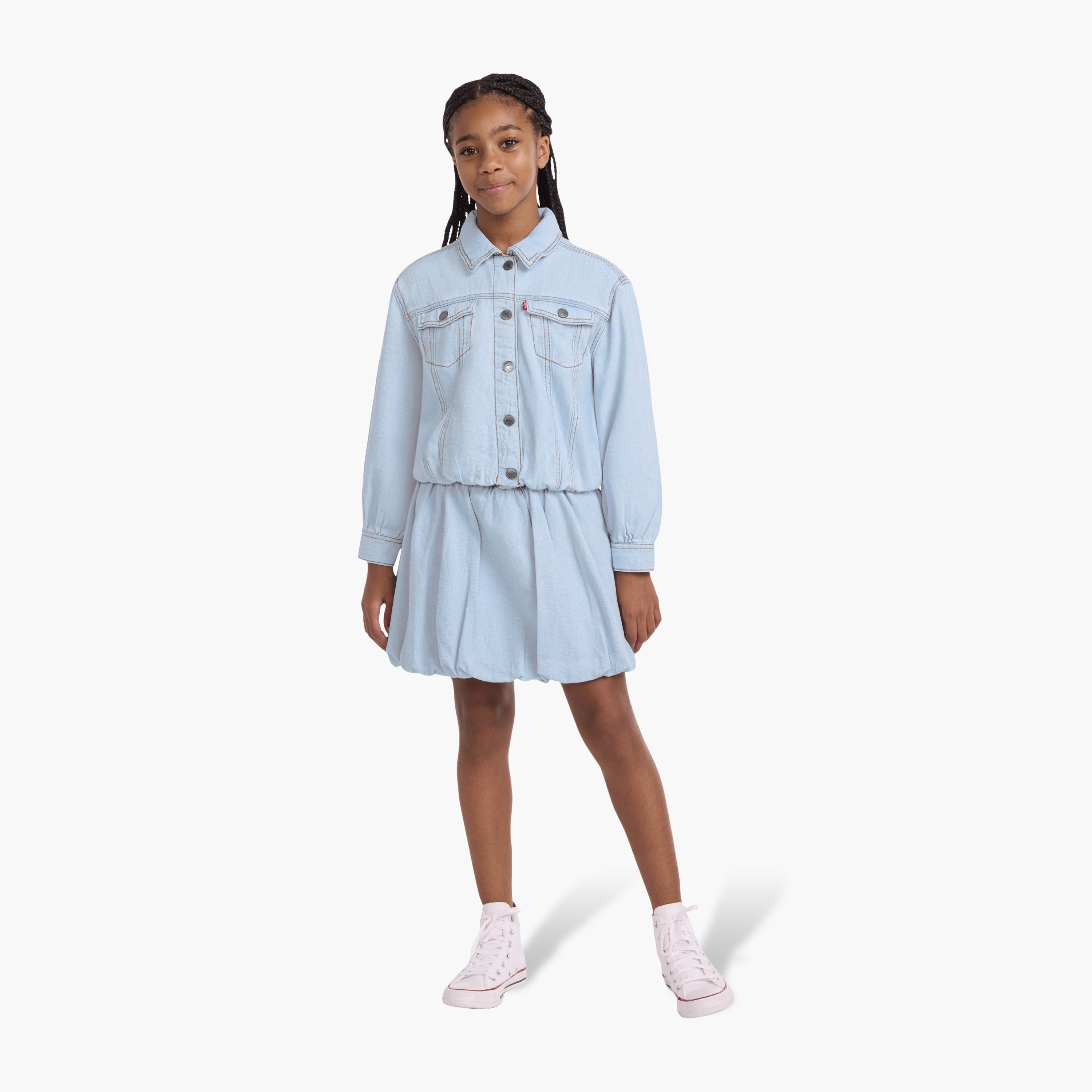 جاكيت "تراكر" بتصميم "بوبل" للبنات من ليفايس-girls-clothing-jacketsandcoats-image-4