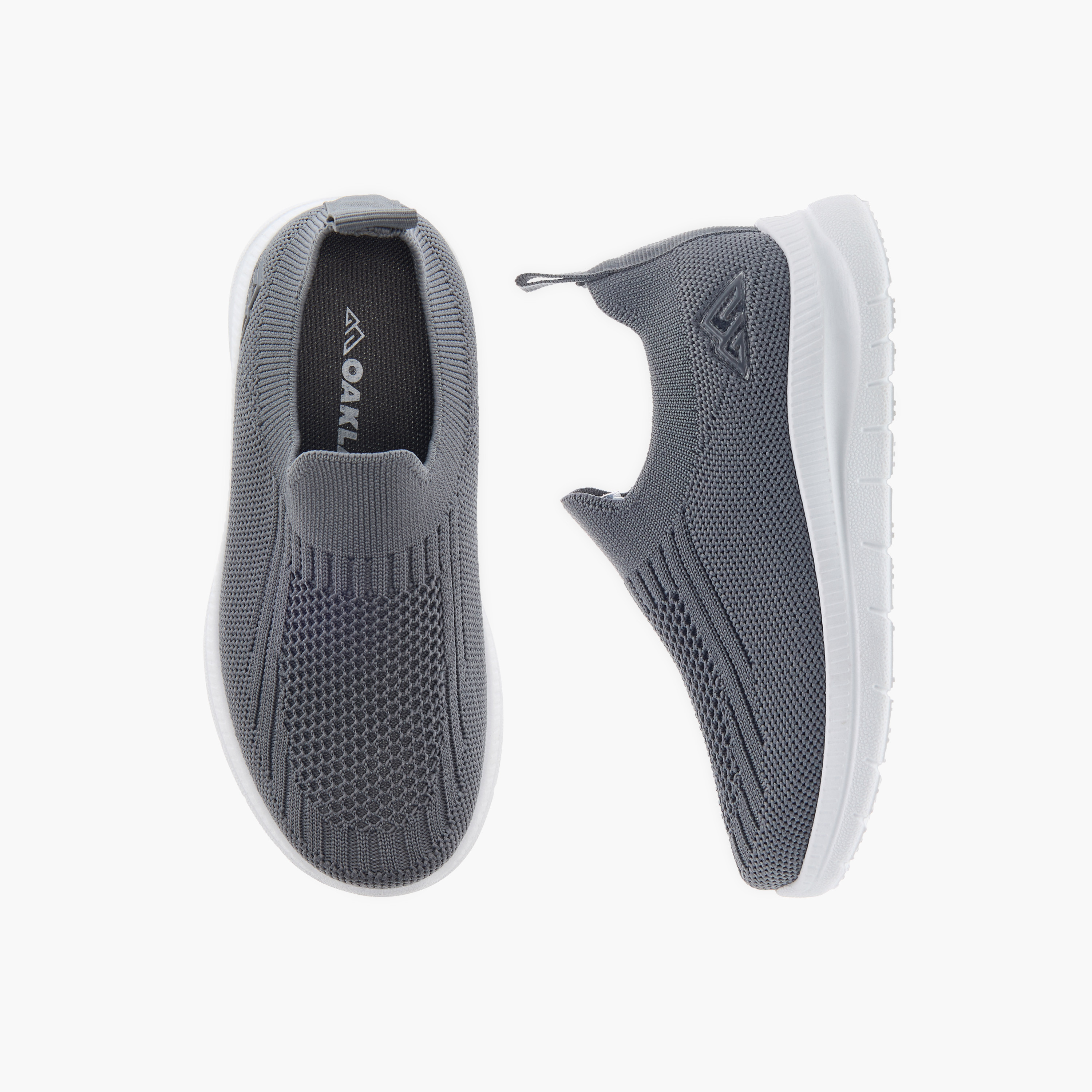 Oaklan by Shoexpress Pull Tab Detail Slip-On Sneakers-boys-shoes-schoolshoes-image-1