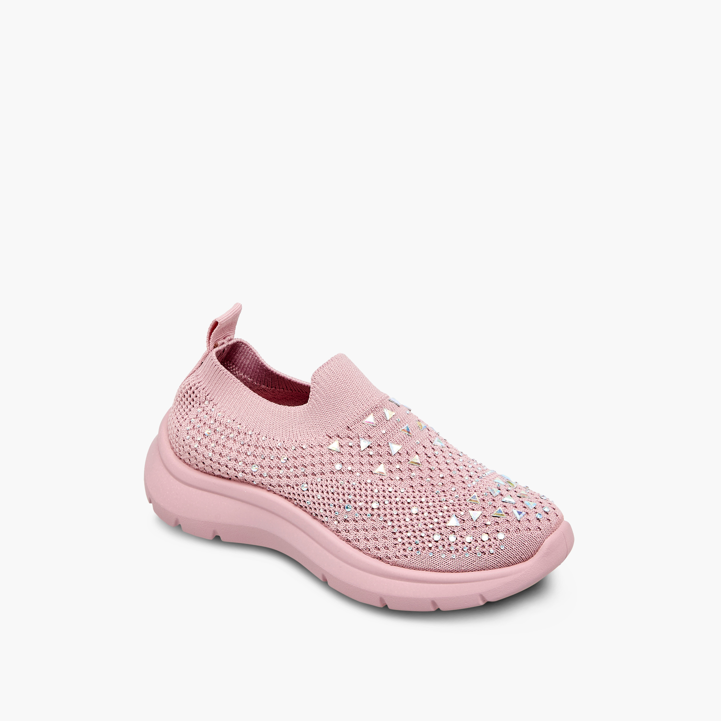 Flora Bella Embellished Slip-On Sneakers with Pull Tabs-girls-shoes-sneakers-image-7
