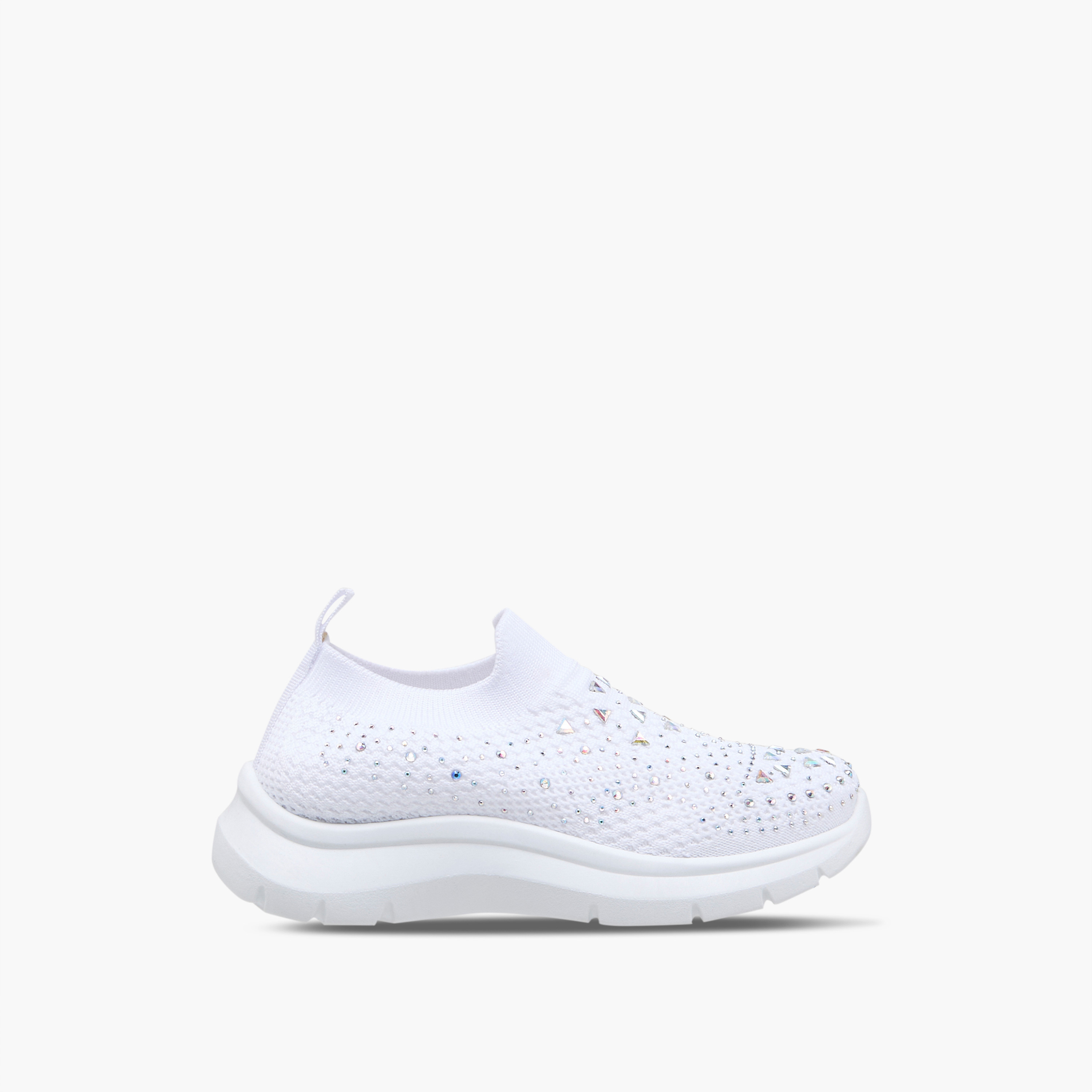Flora Bella Embellished Slip-On Sneakers with Pull Tabs-girls-shoes-sneakers-image-3