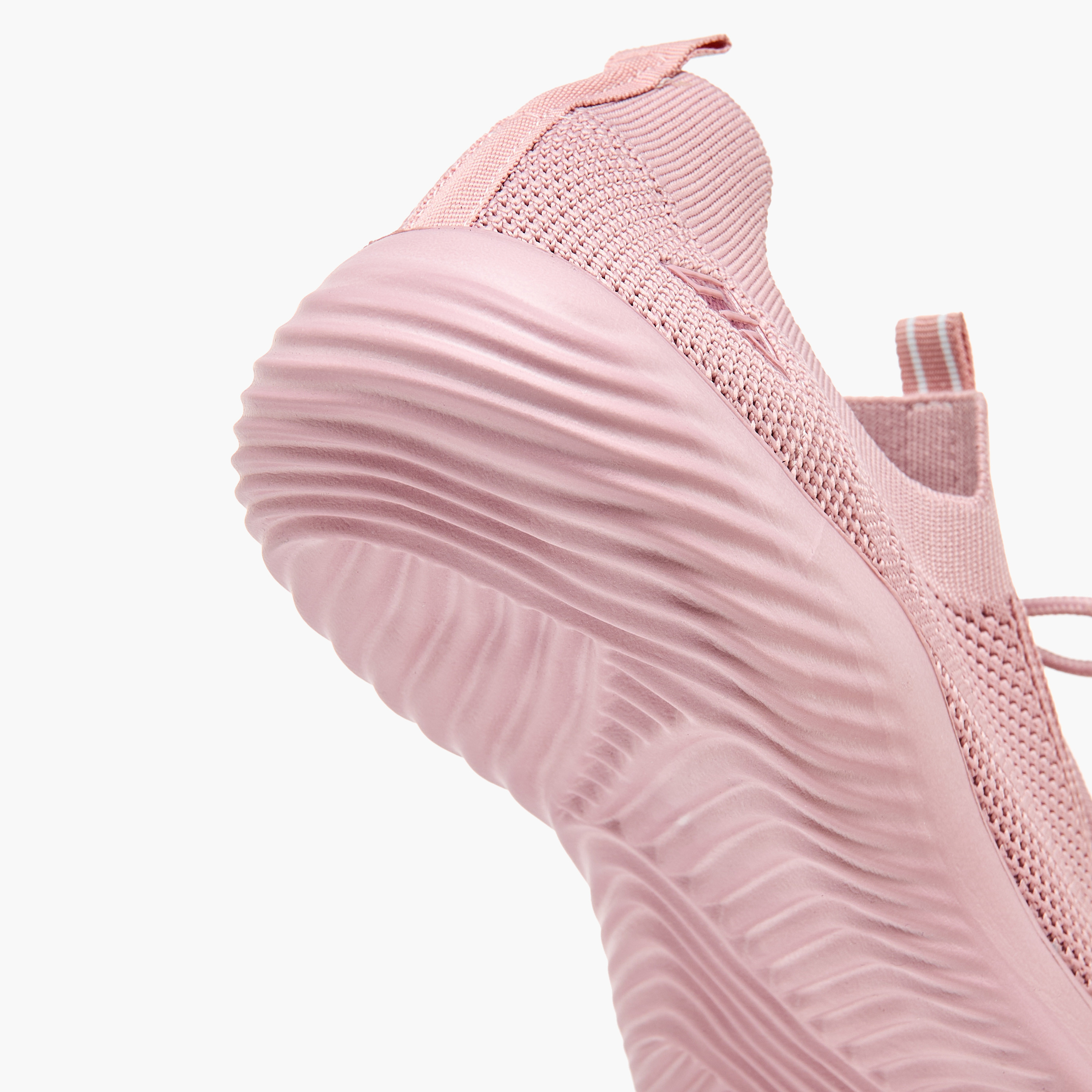 Oaklan by Shoexpress Textured Lace-Up Sports Shoes with Pull Tabs-women-shoes-sneakers-image-5