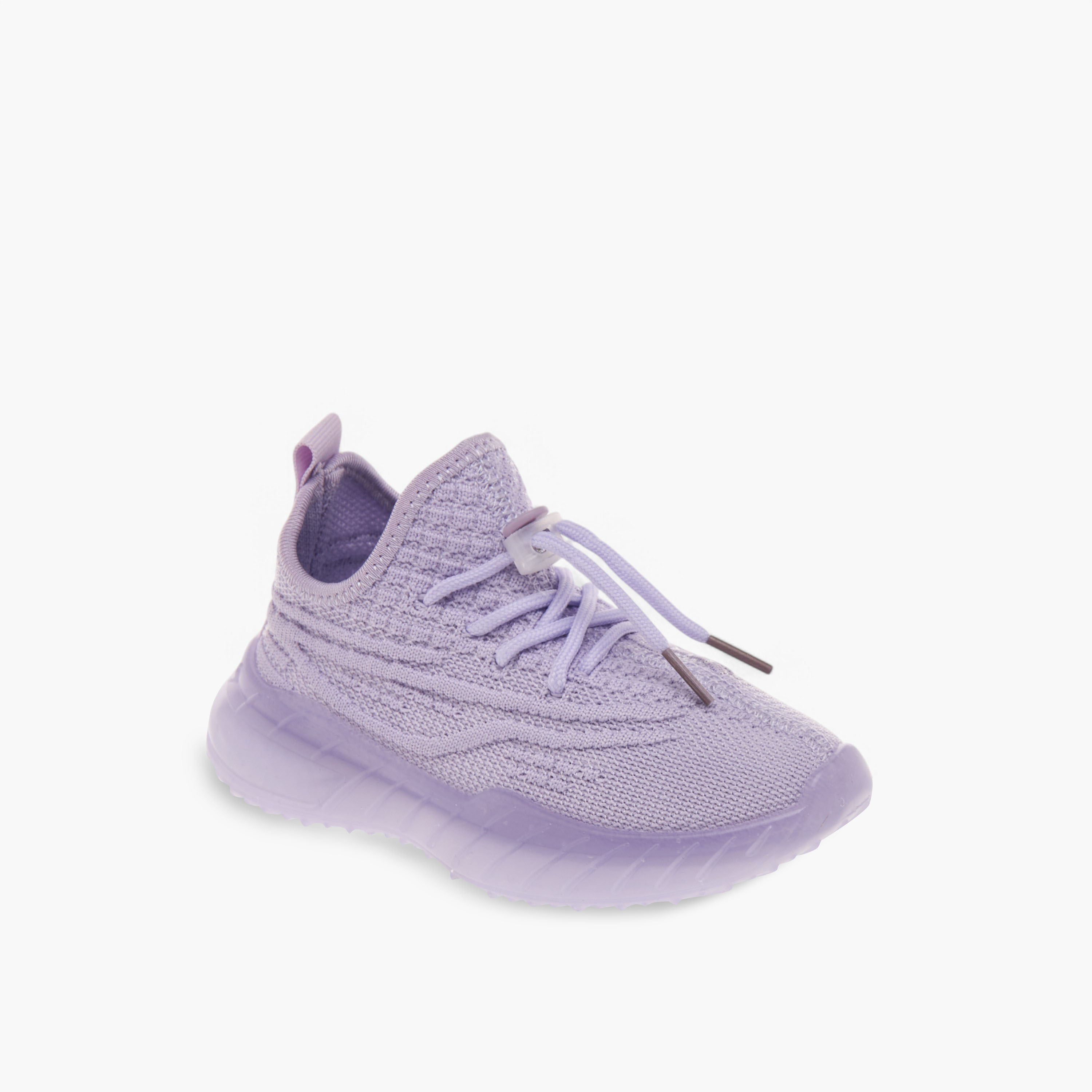 Oaklan by Shoexpress Monotone Sports Shoes with Lace-Up Closure-girls-shoes-sneakers-image-2