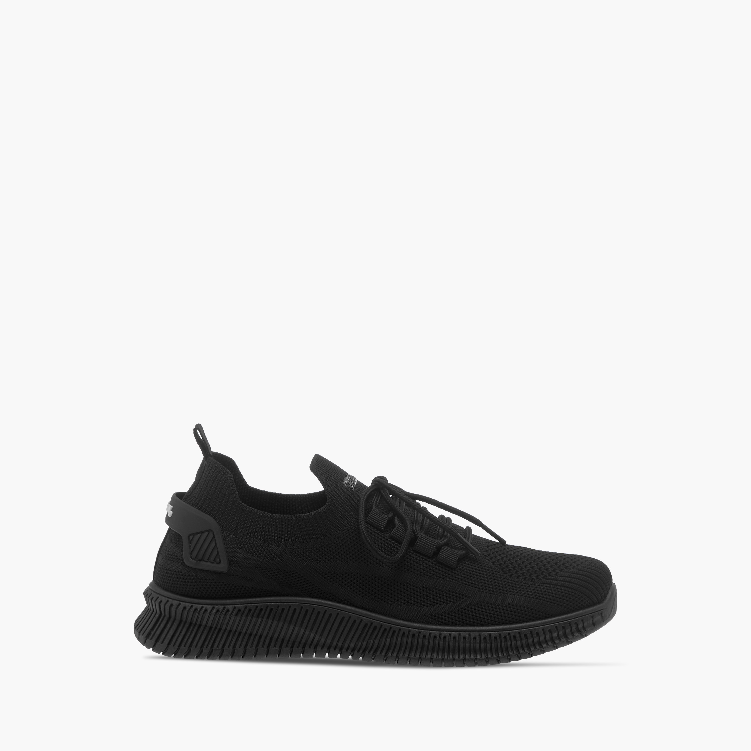 Oaklan by Shoexpress Textured Sneakers with Lace-Up Closure-sports-women-shoes-image-3