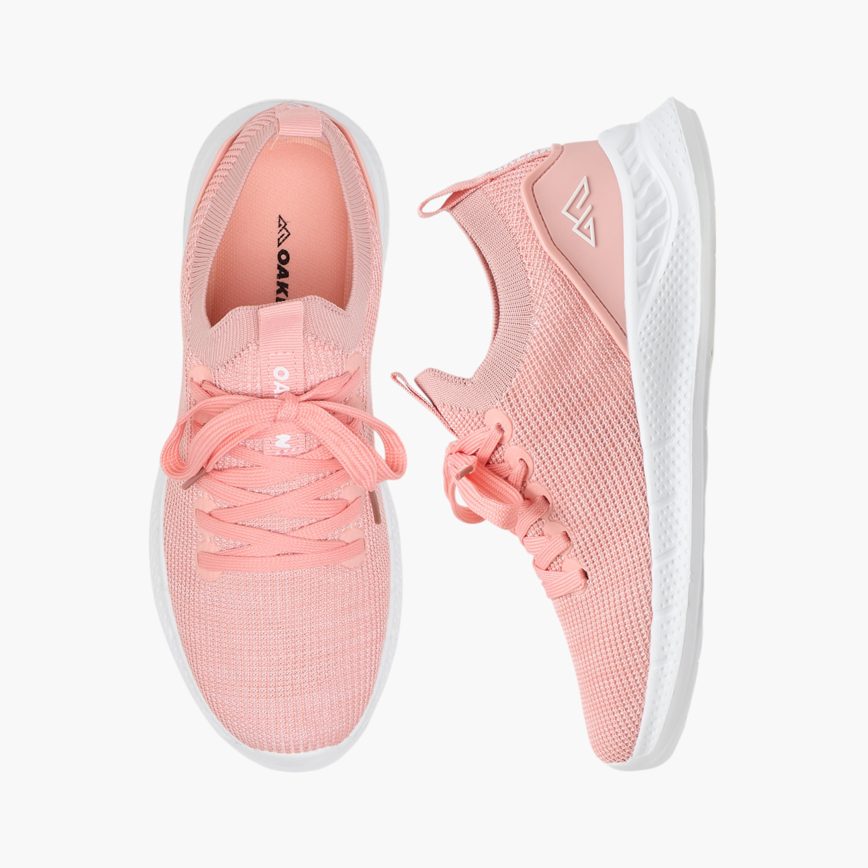 Oaklan by Shoexpress Textured Sports Shoes with Lace-Up Closure-sports-women-shoes-image-1