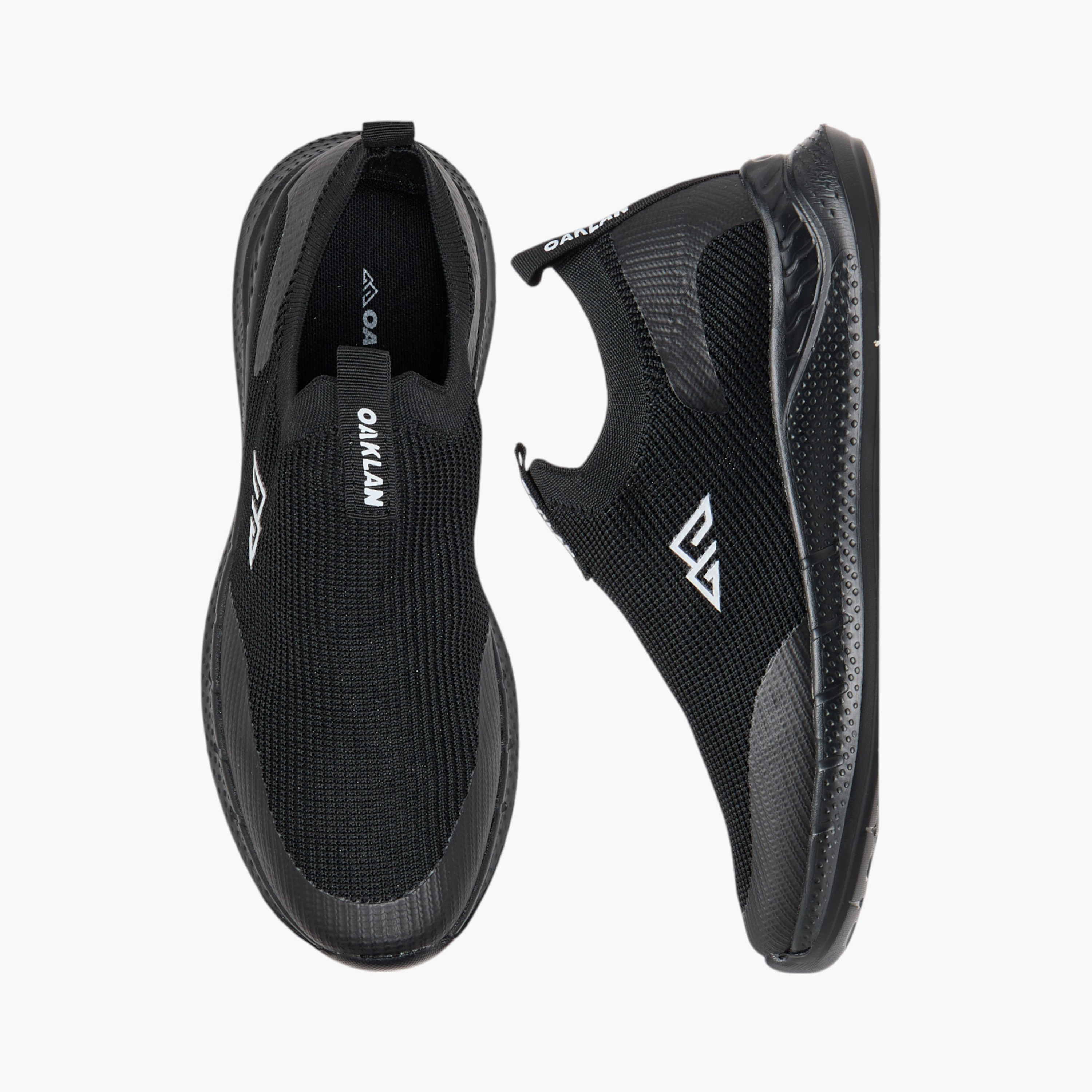 Oaklan by Shoexpress Logo Print Slip-On Sports Shoes-sports-women-shoes-image-1