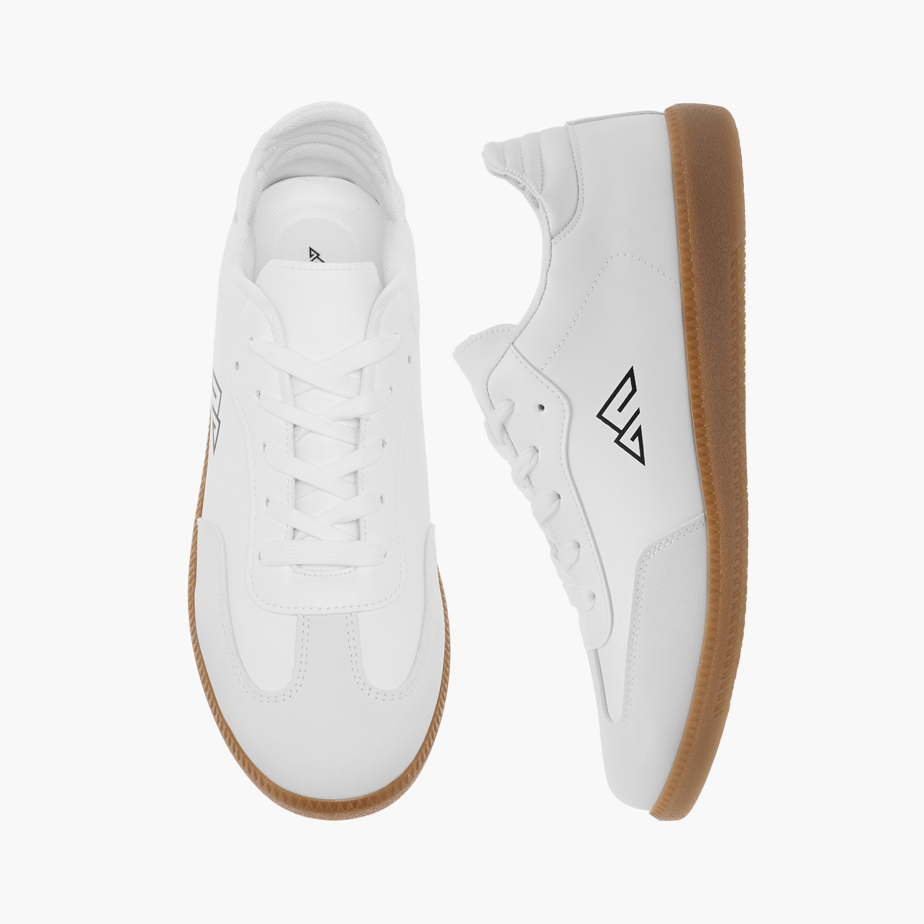 Oaklan by Shoexpress Panelled Sneakers with Lace-Up Closure-sports-men-shoes-image-1