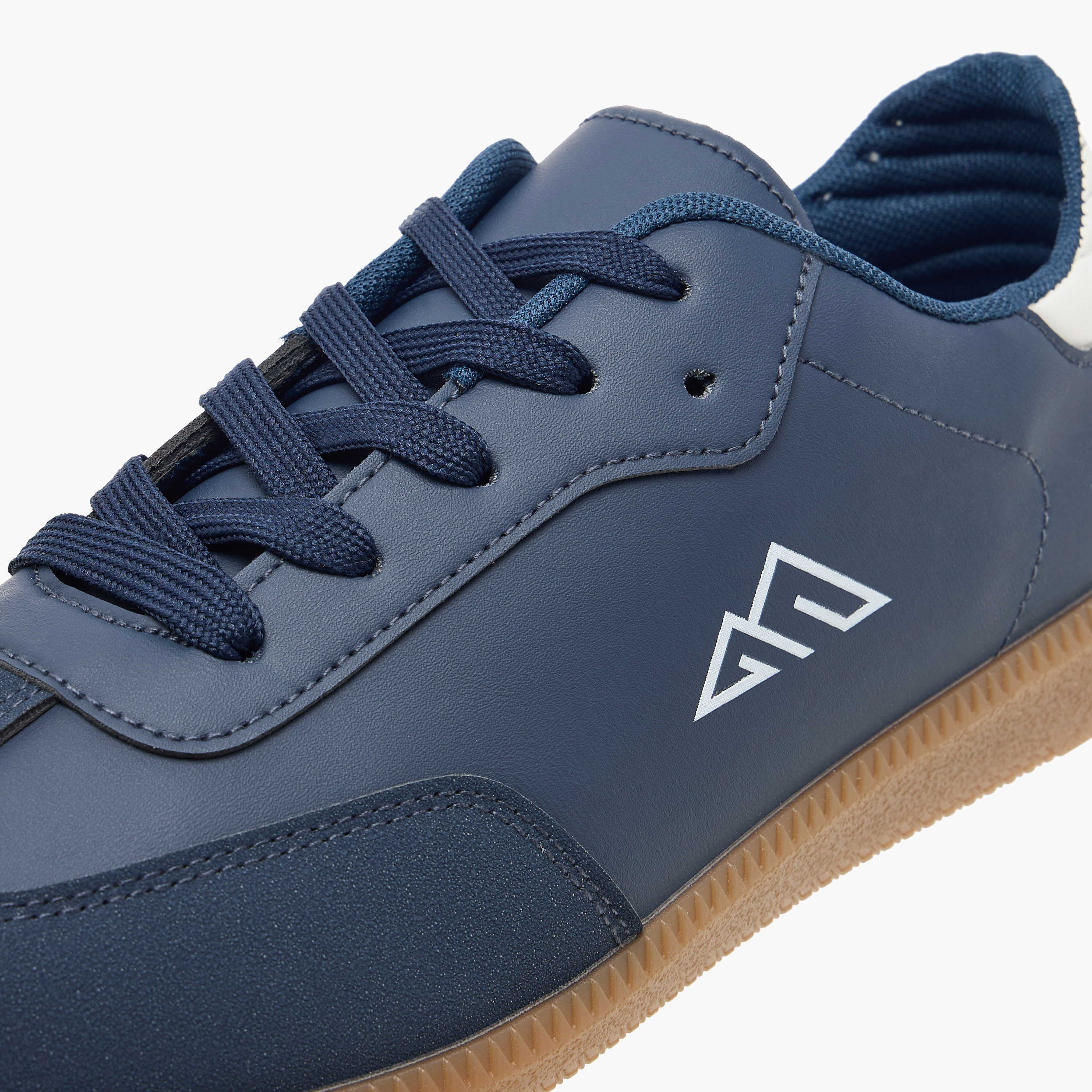 Oaklan by Shoexpress Panelled Sneakers with Lace-Up Closure-sports-men-shoes-image-4
