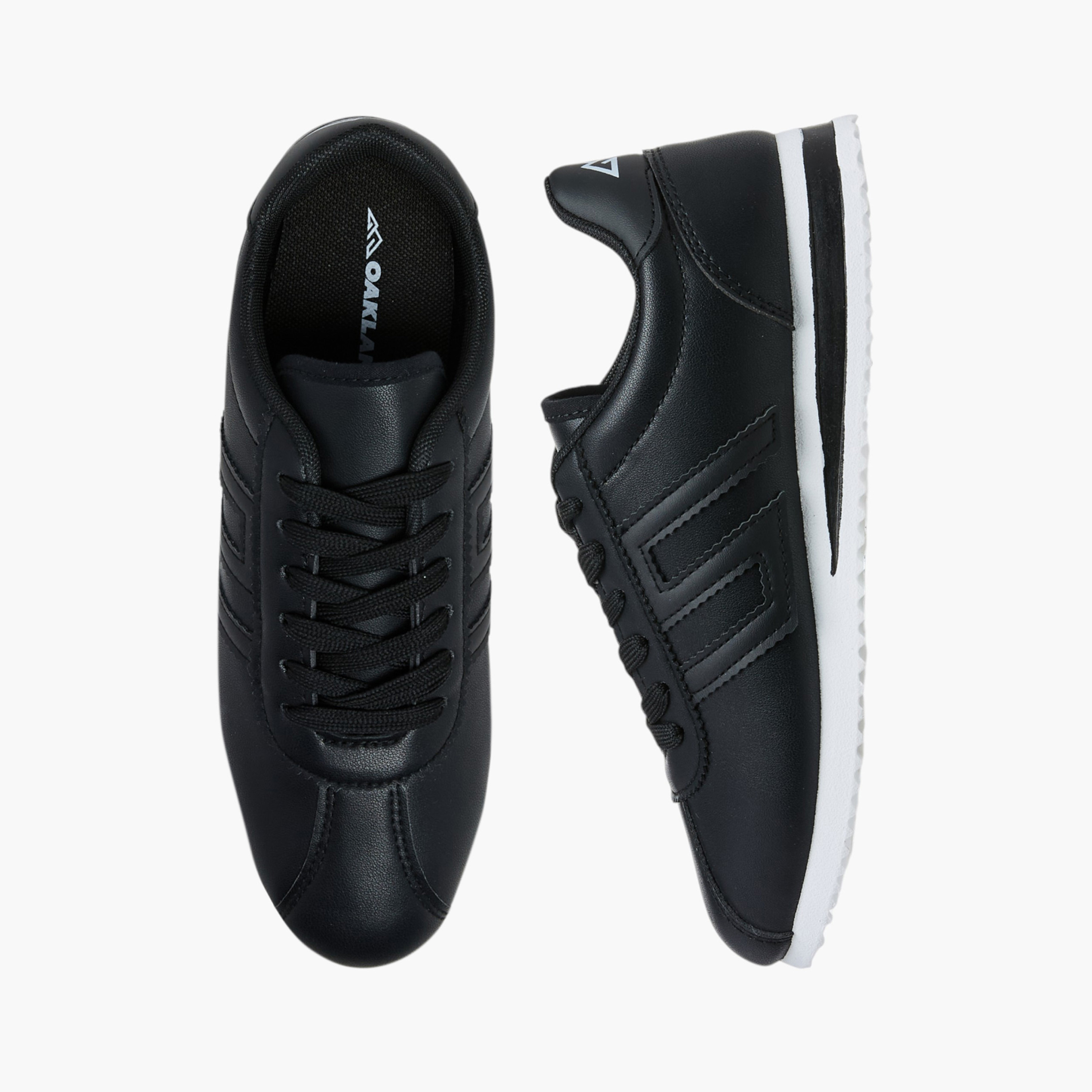 Oaklan by Shoexpress Panelled Lace-Up Sneakers-women-shoes-sneakers-image-1