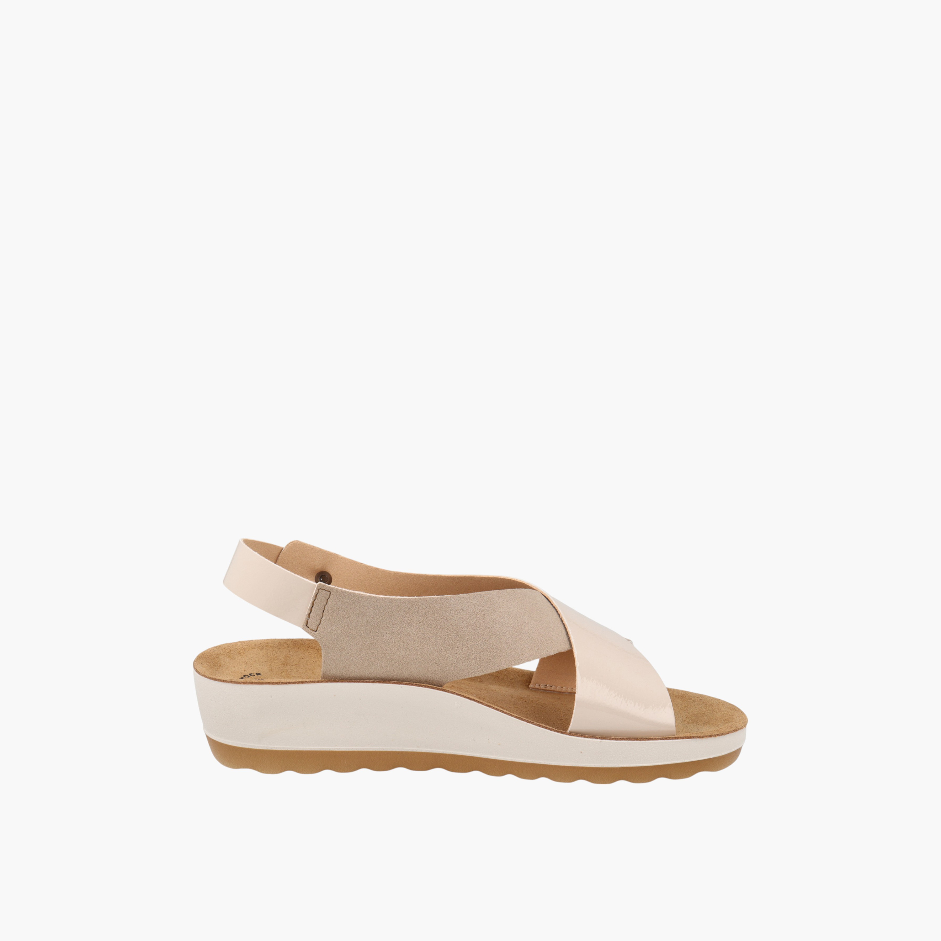 FlyFlot Cross Strap Sandals with Wedge Heels and Buckle Closure-women-shoes-sandals-heeled-image-5