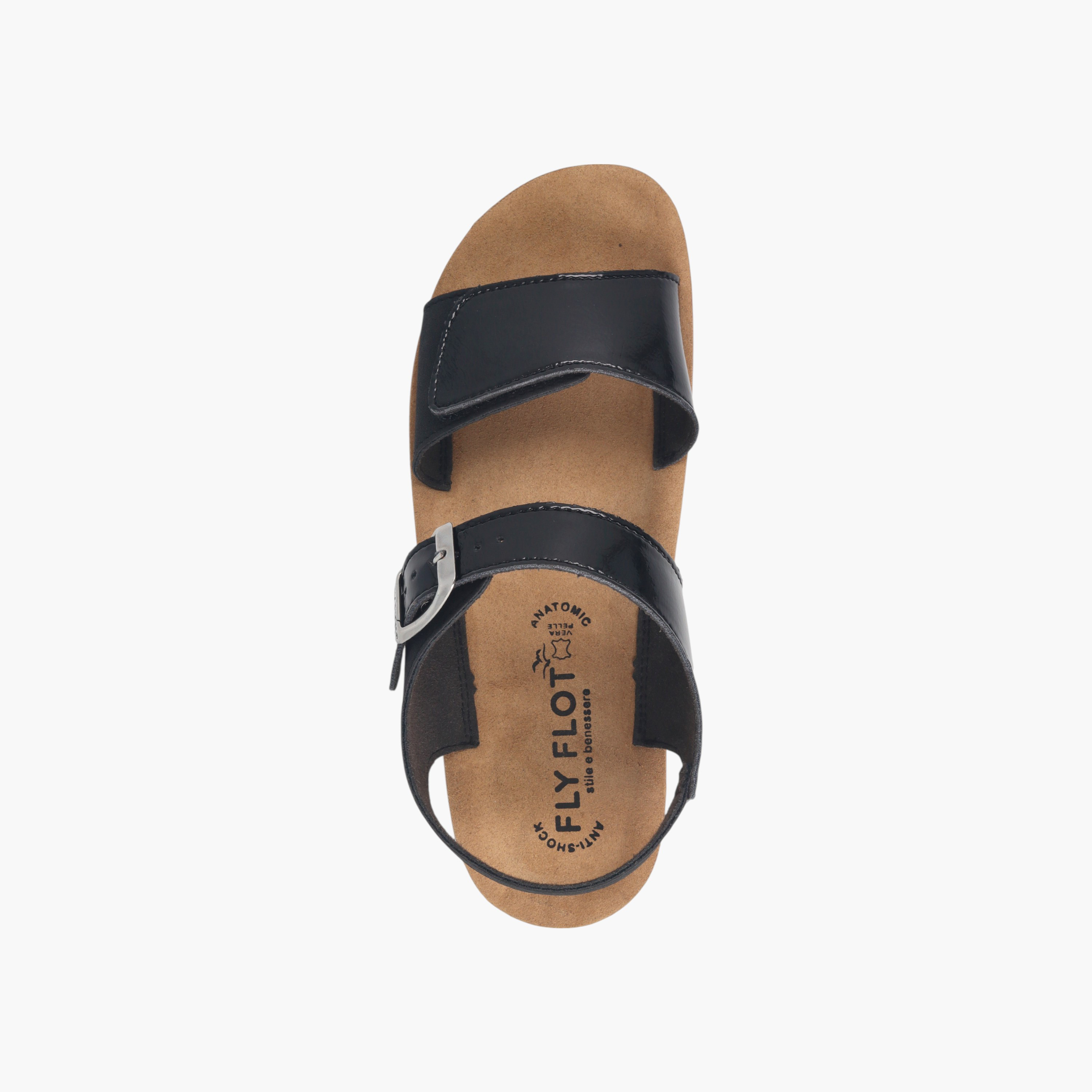 FlyFlot Solid Strap Sandals with Wedge Heels and Buckle Closure-women-shoes-sandals-heeled-image-3